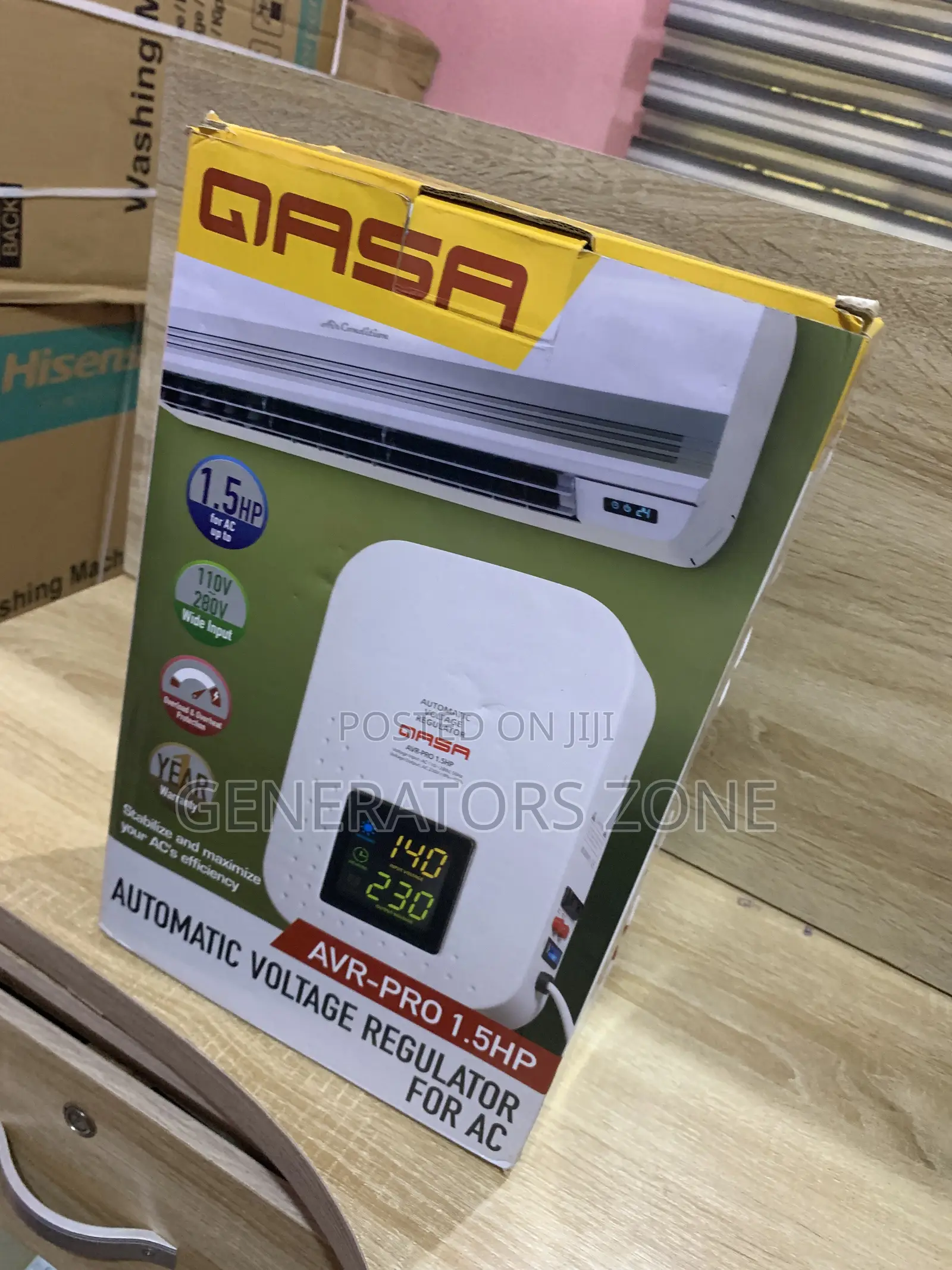 Power Stability Redefined –Qasa 2000w Automatic Stabilizer