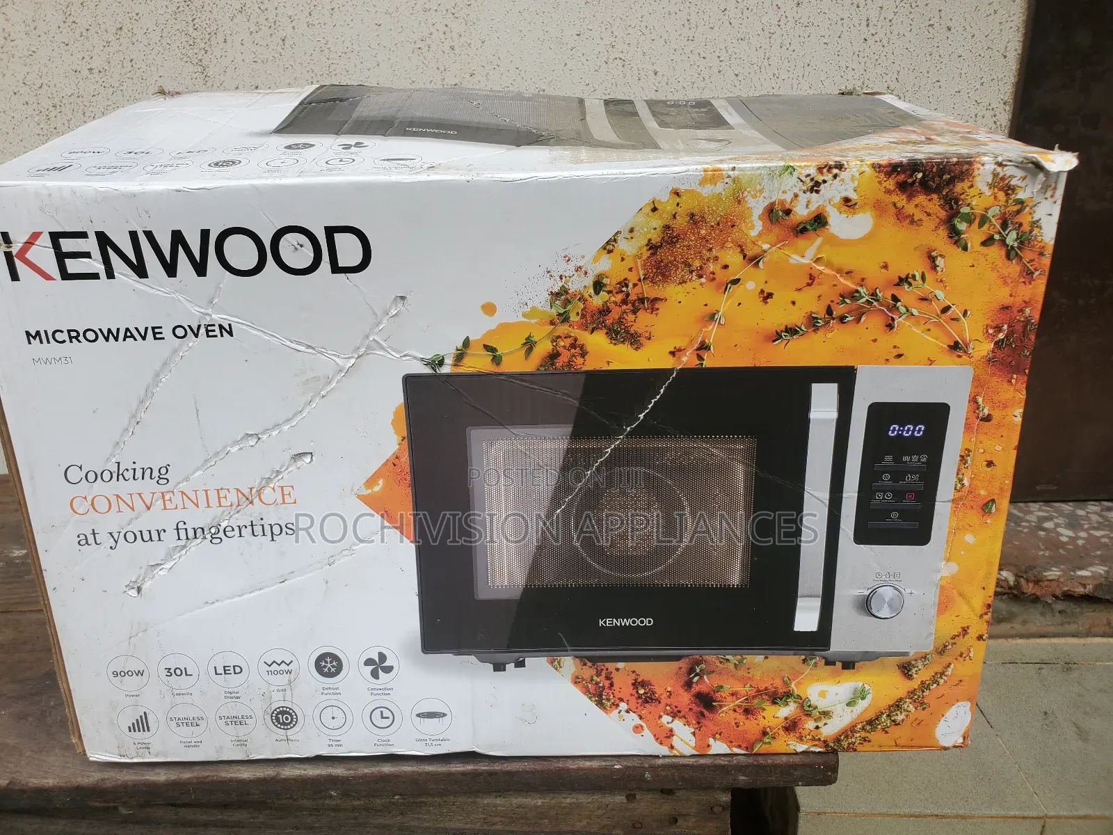 Kenwood Microwave Oven Mwm31 Grill and Convection(Baking)30l