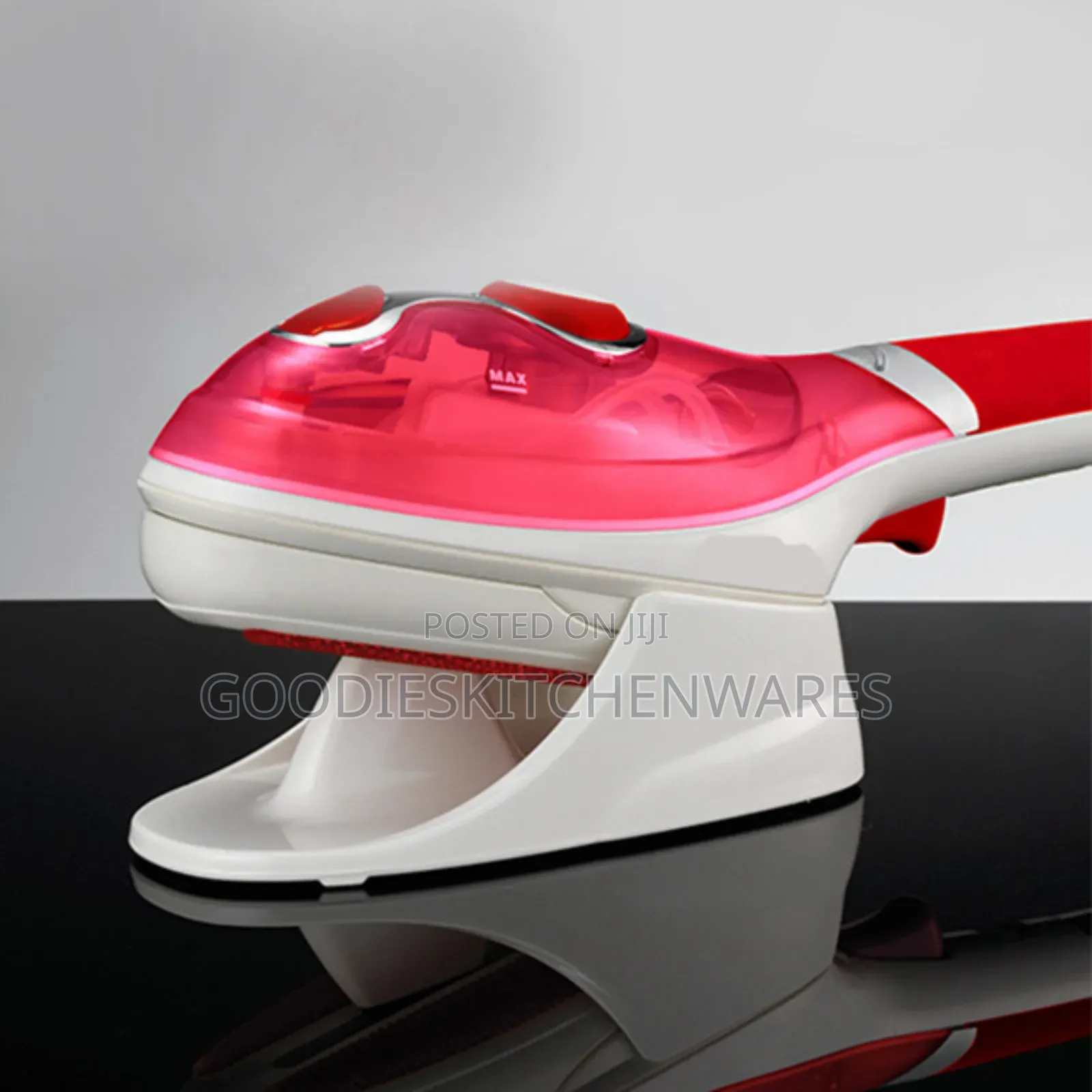 Red Steam Iron