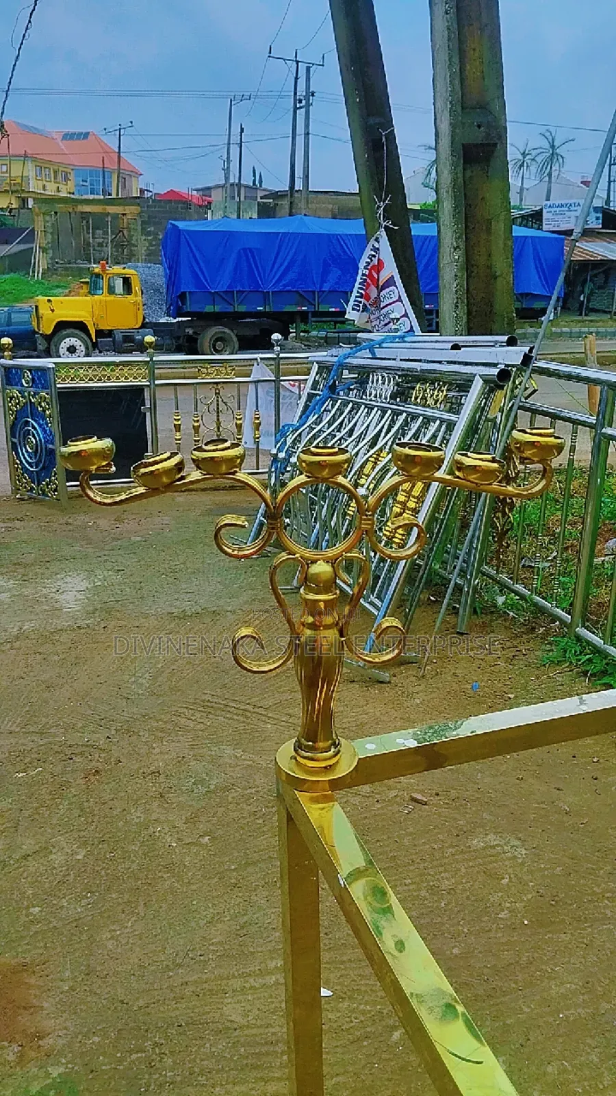 Gold Candle Stainless Stand