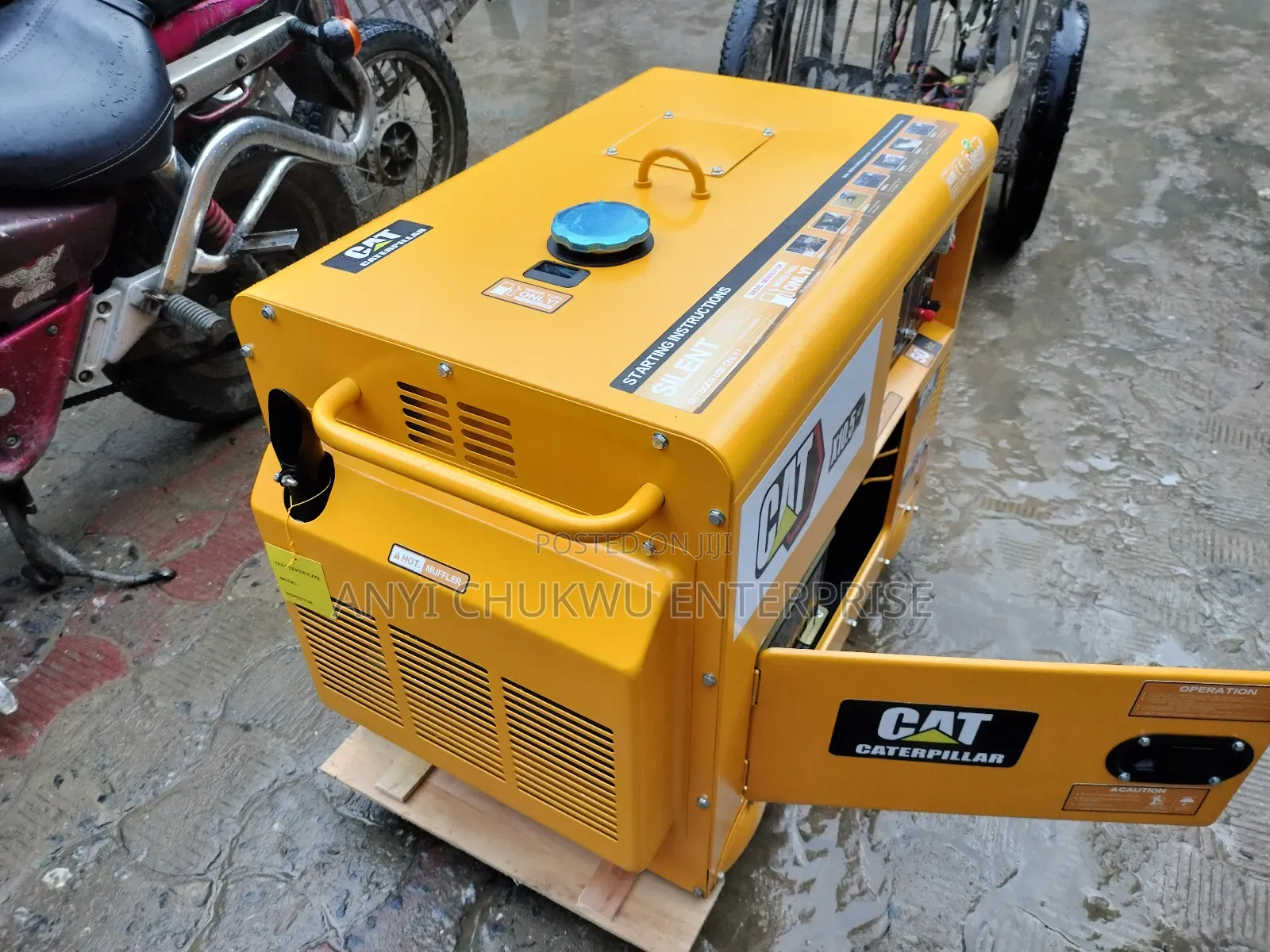 New Catapilar Diesel Air Cool Soundproof Generator 10.5kva