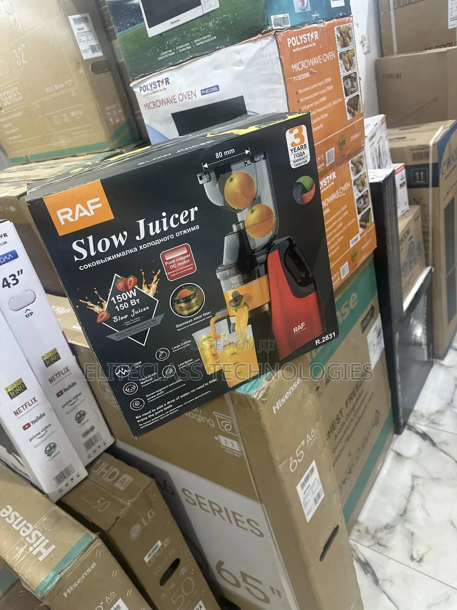Raf Highyield Slow Juicer 150w