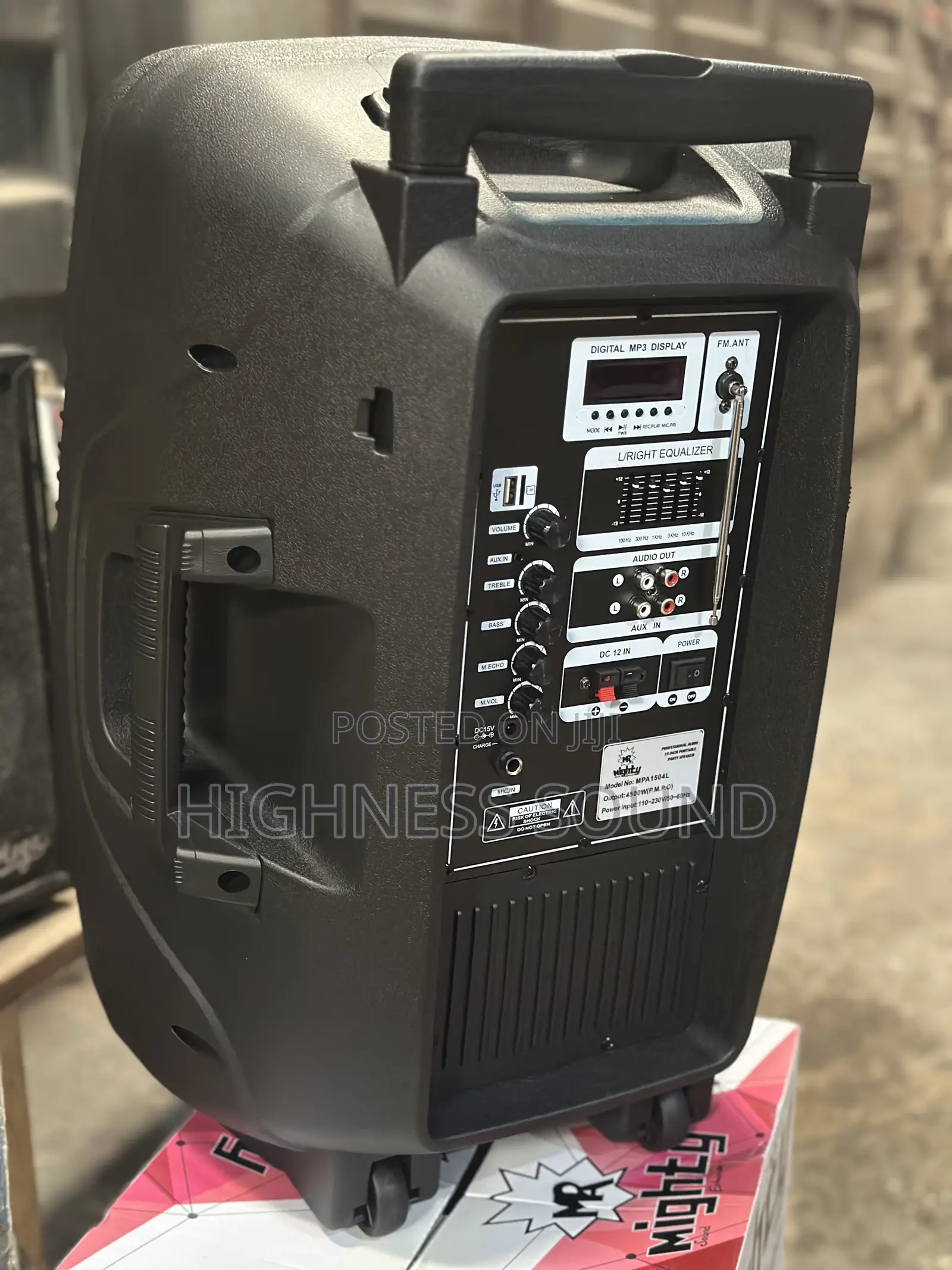 Mighty 15inches Pa System 4500watts