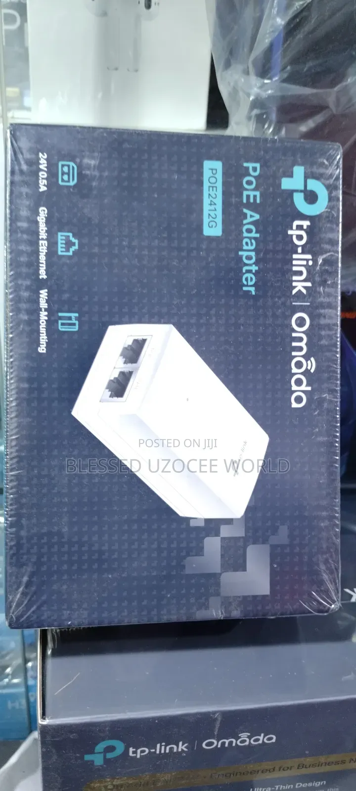 Tplink Poe2412g Omada Gigabit Passive Poe Adapter 24v0.5a