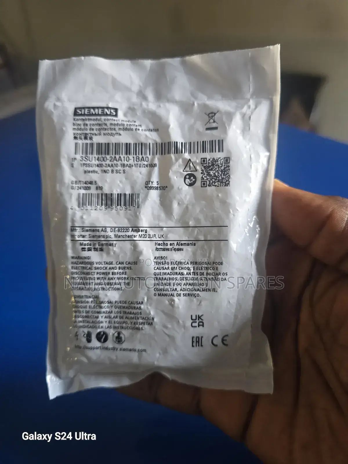 Siemens Contact Module | 3su1400-2aa10- 1bao