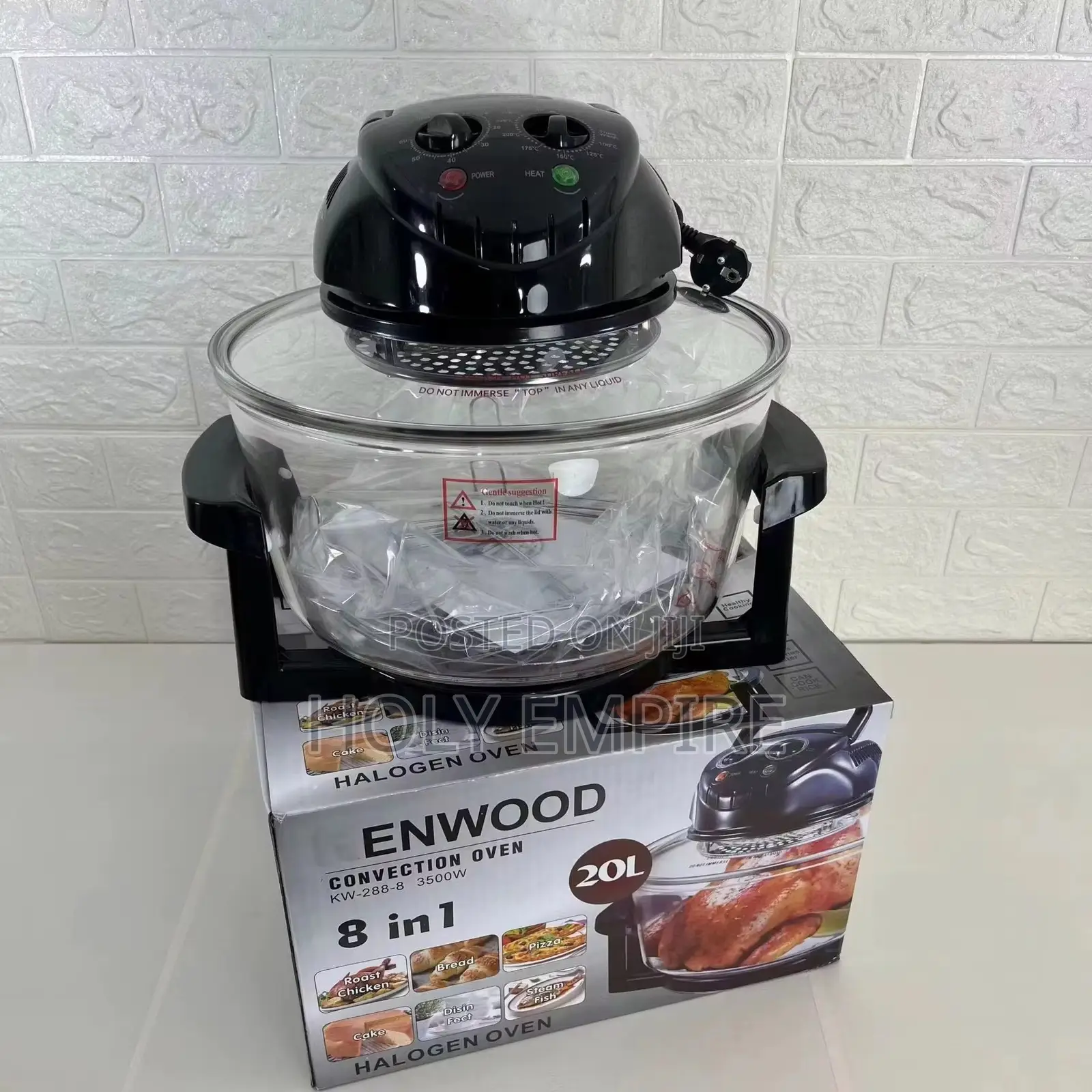 8 in 1 Multifunction Cooker Desktop Glass Air Fryer Electric