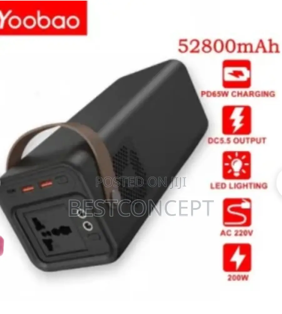 Yoobao Laptop Power Bank - 52800mah - 200w