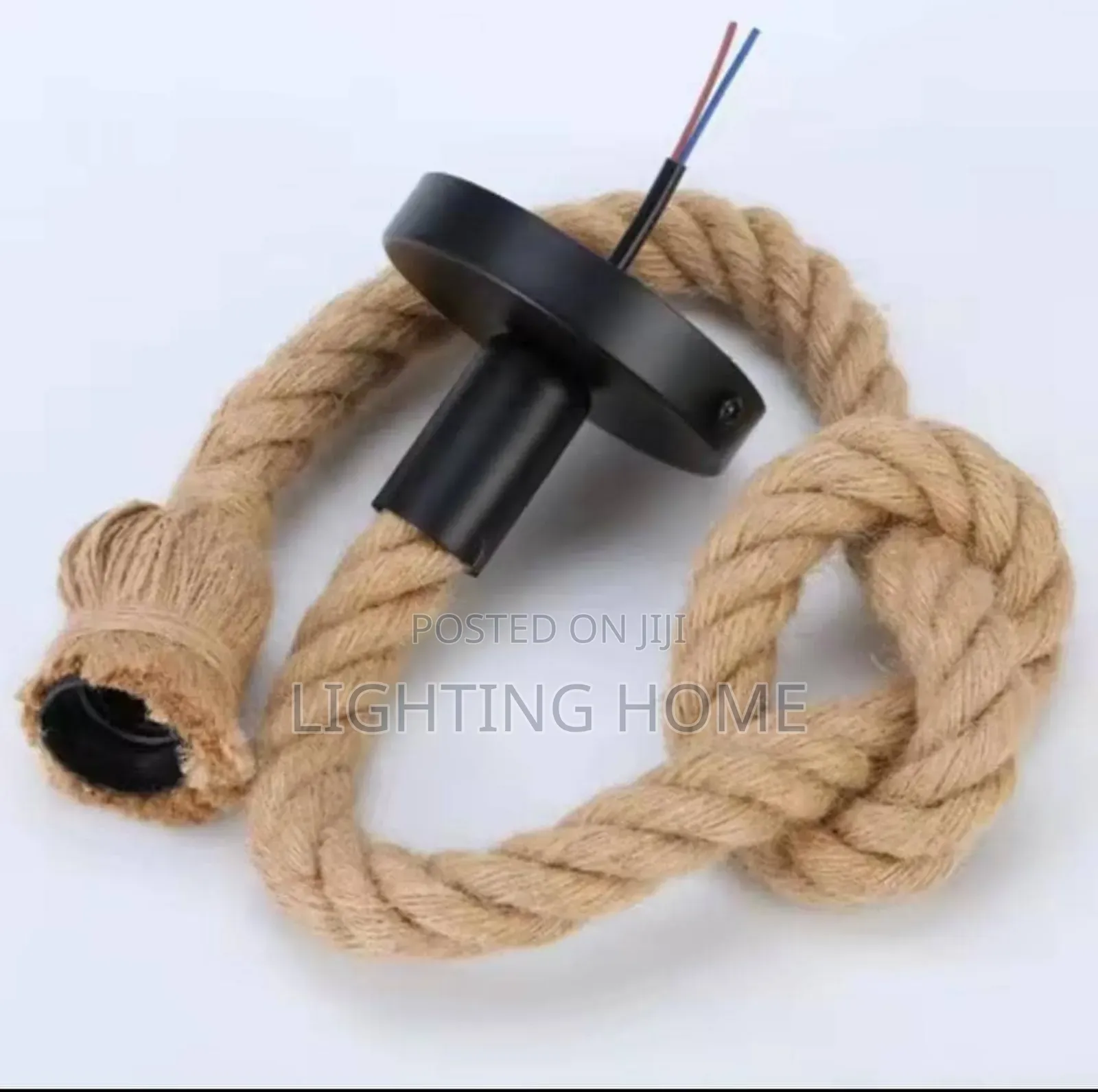 Single Woven Pendant Light