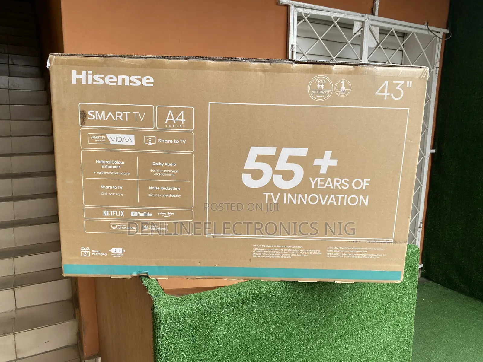 Hisense 43 Inches Vidaa Uhd Smart Television (2025 Model)