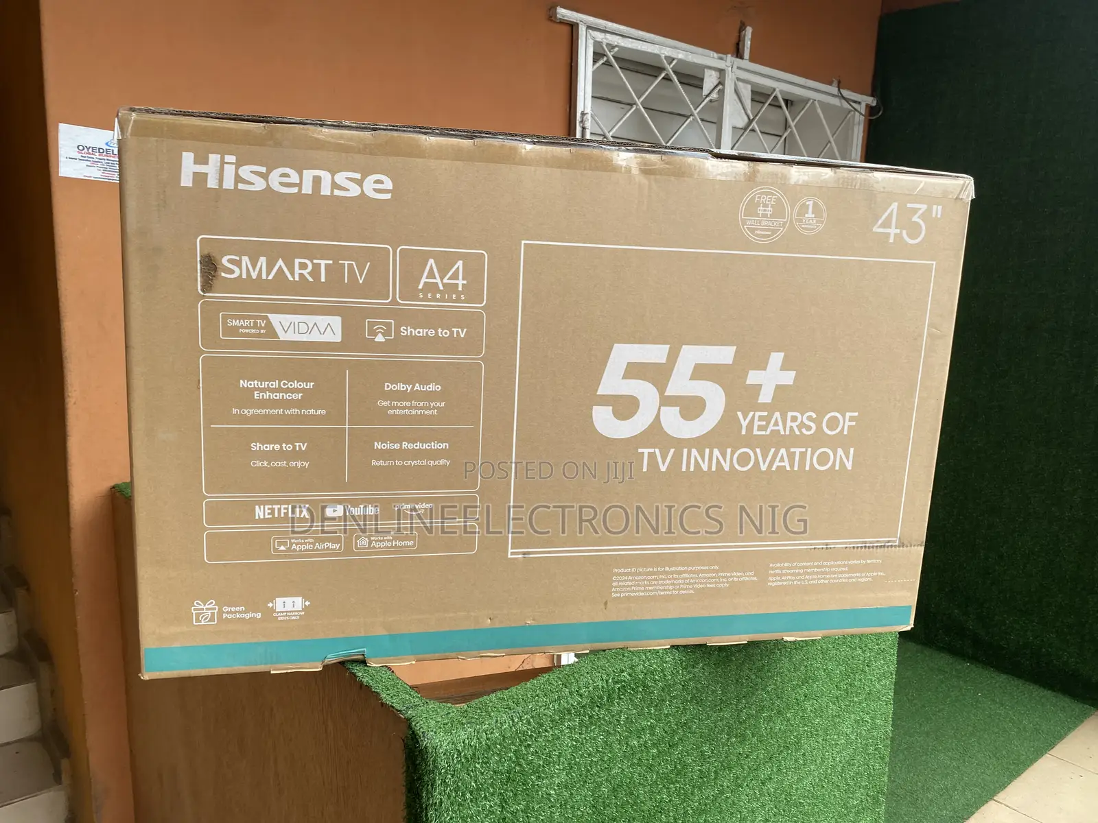 Hisense 43 Inches Vidaa Uhd Smart Television (2025 Model)