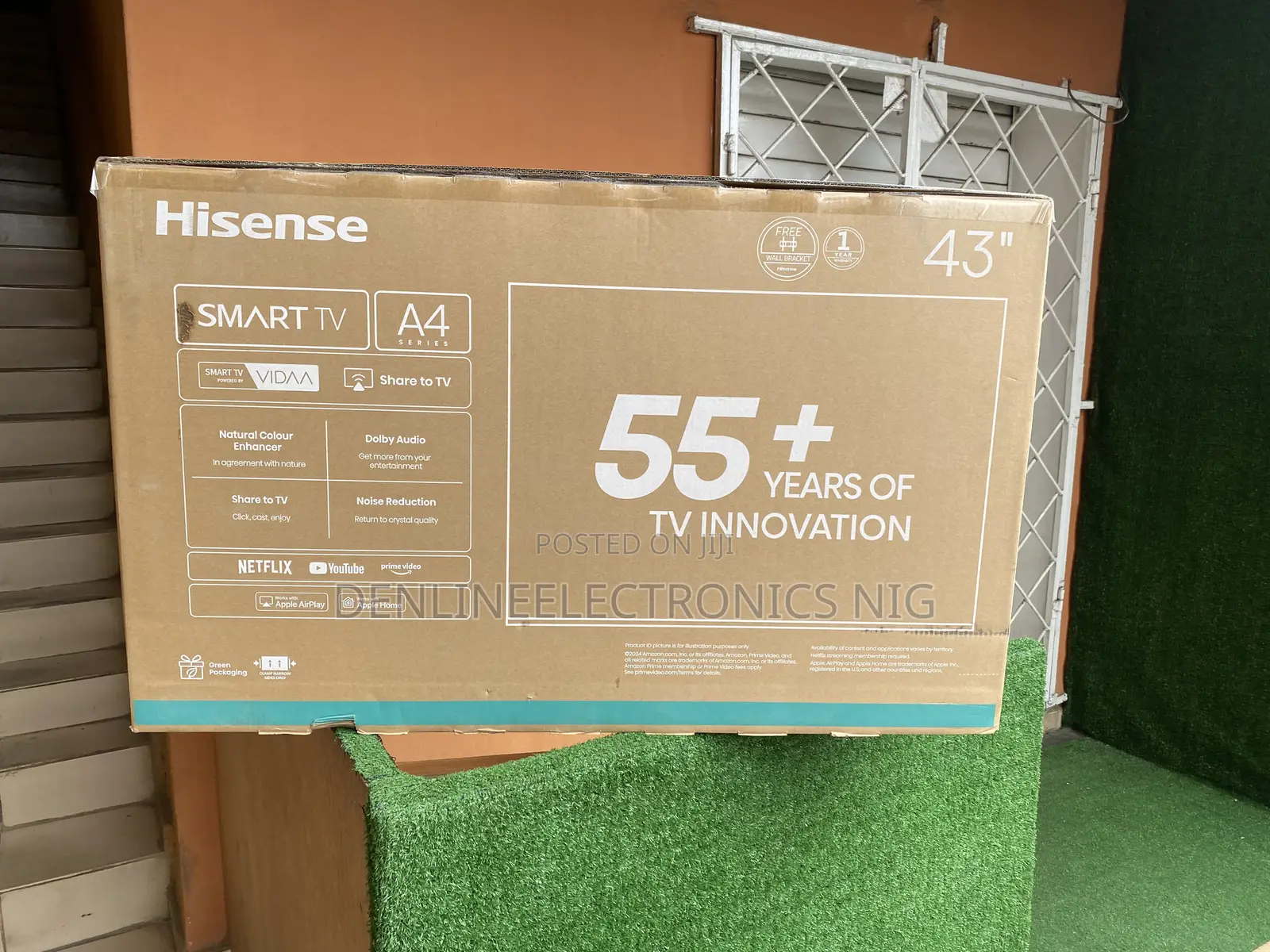 Hisense 43 Inches Vidaa Uhd Smart Television (2025 Model)