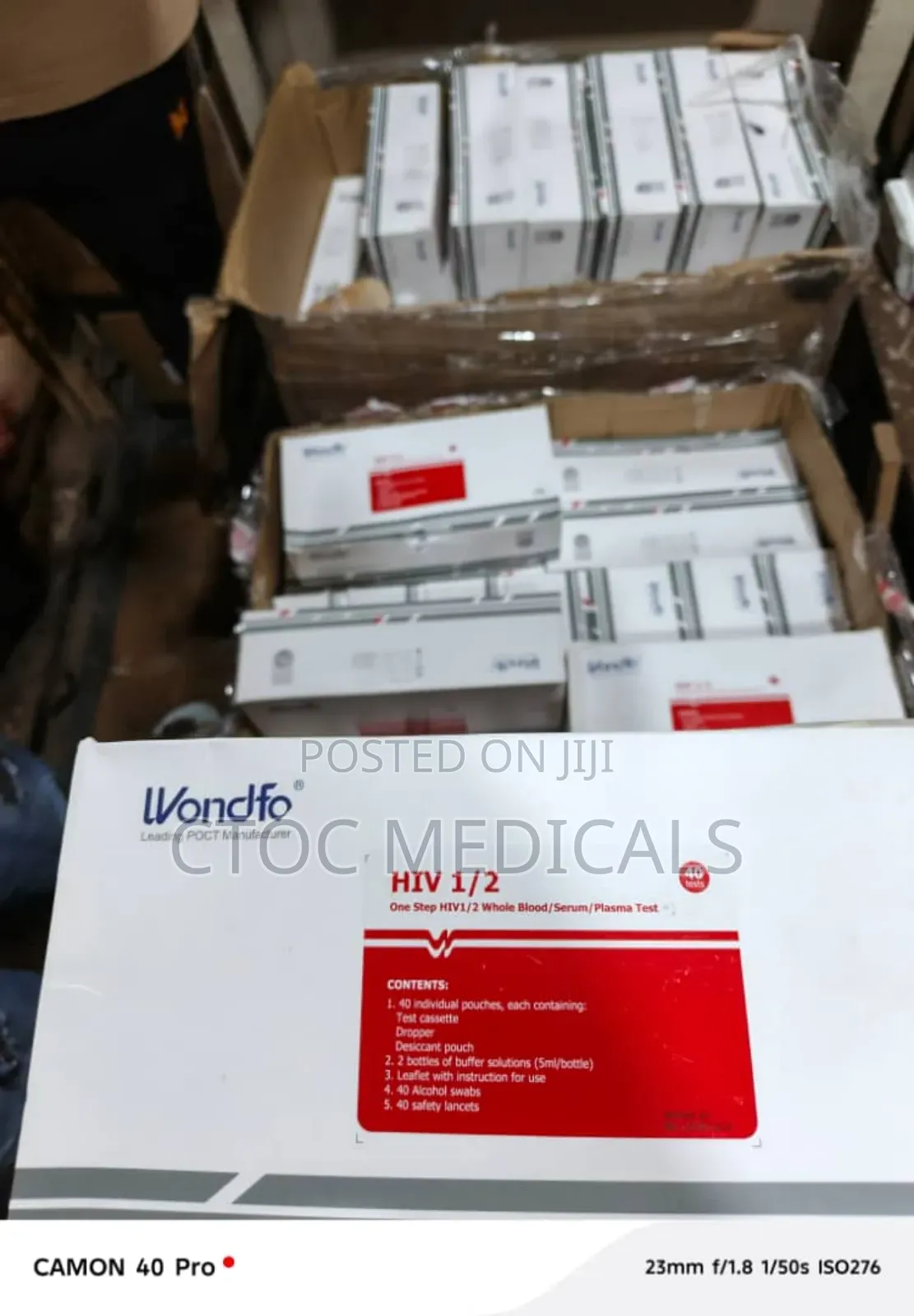 Wondfo Hiv 1/2 Cassettes