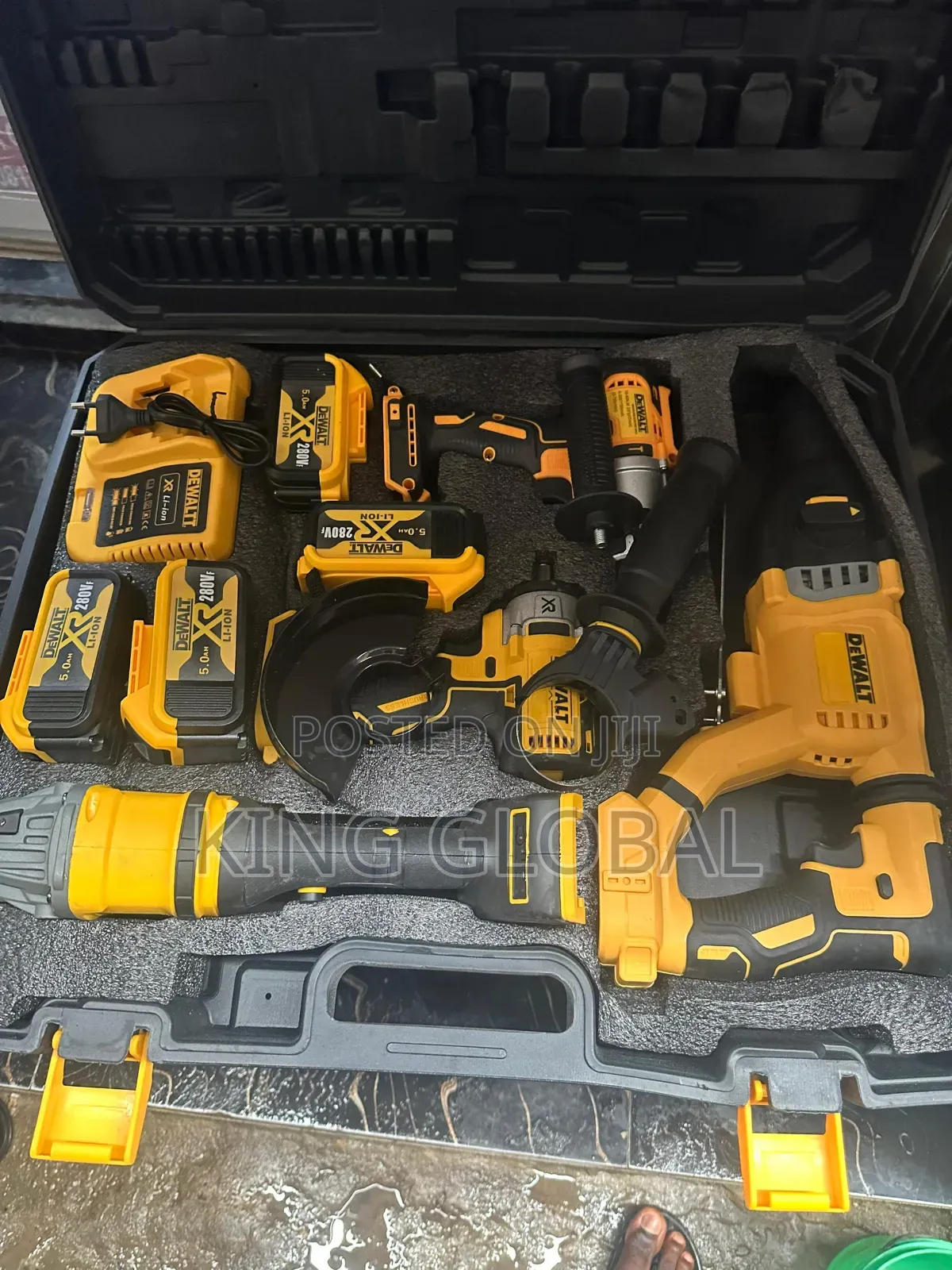 Dewait 20v 4in1 Cordless Power Drill Tool Combo Kit