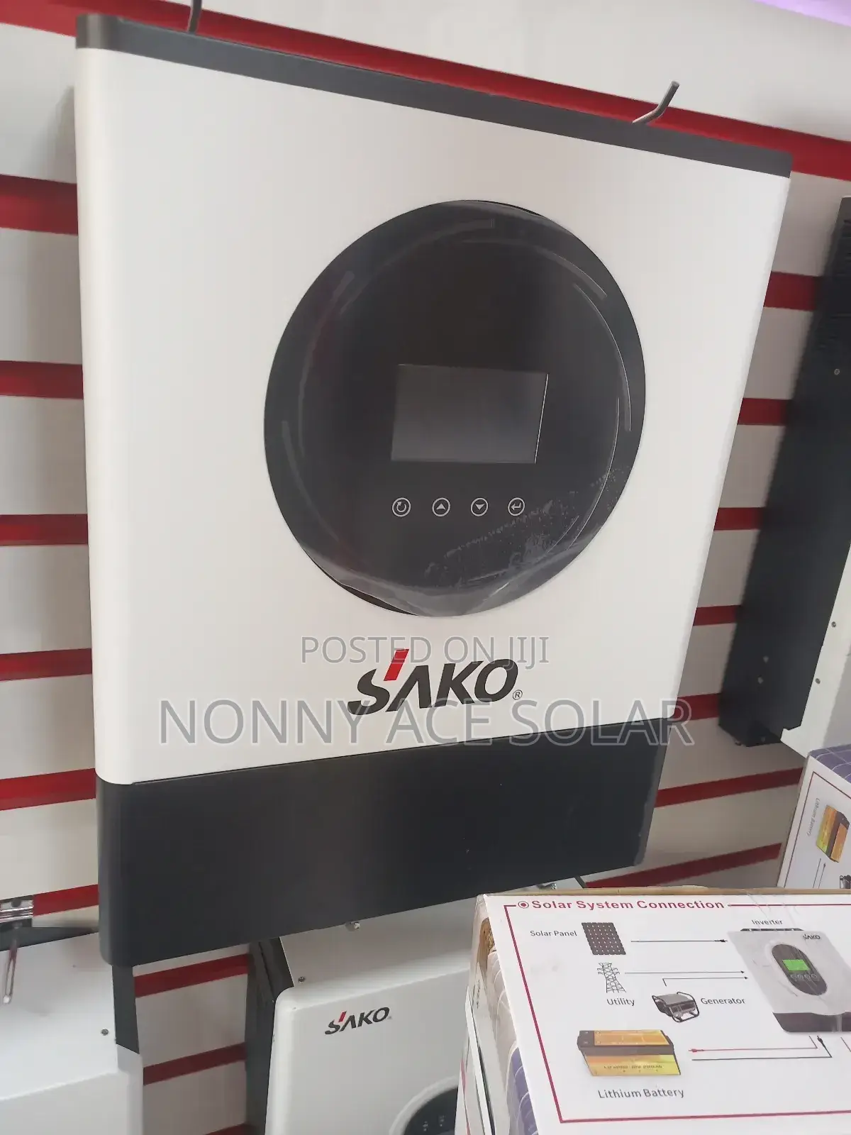 Sako 11kva 48v Hybrid Inverter With 2 MPPT Charge Control