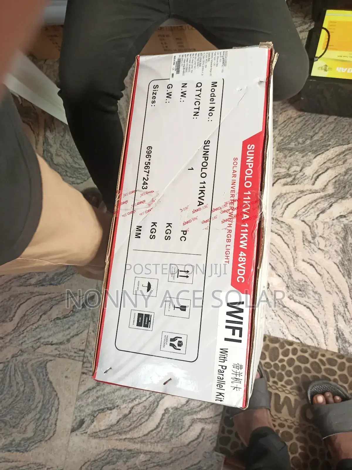 Sako 11kva 48v Hybrid Inverter With 2 MPPT Charge Control