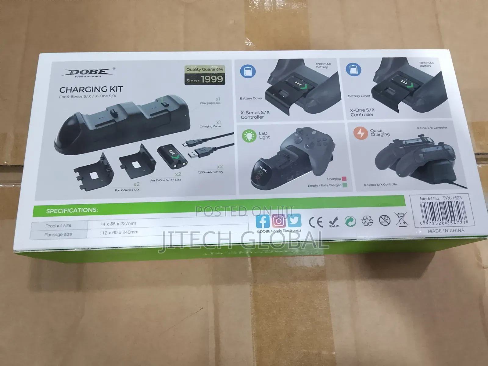 Xbox Series X-Fast Dual Charging Dock+ Free Batteries