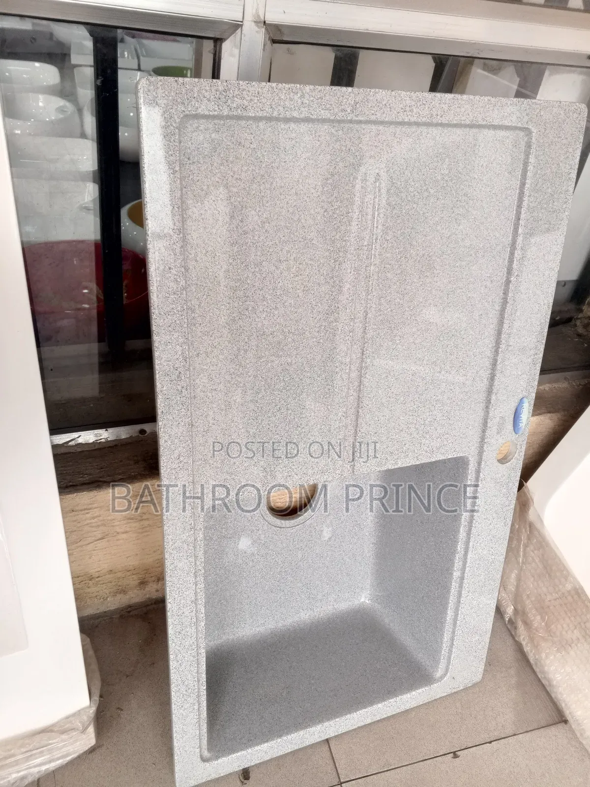 Acrylic Kitchen Sink Single Single Tray