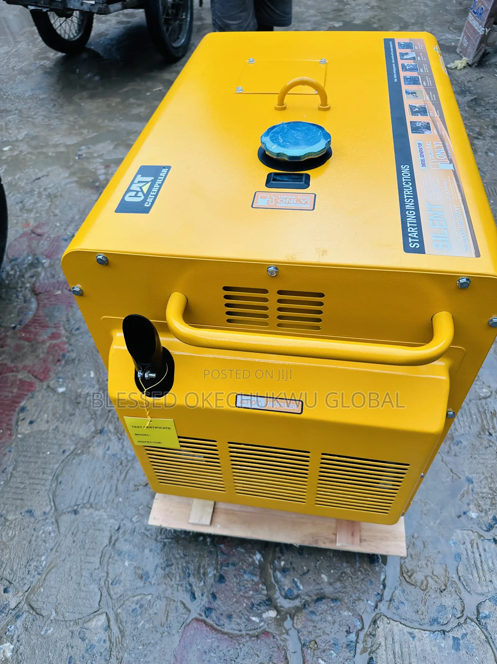 10.5kva Cat Caterpillar Soundproof Generator Uk Standard