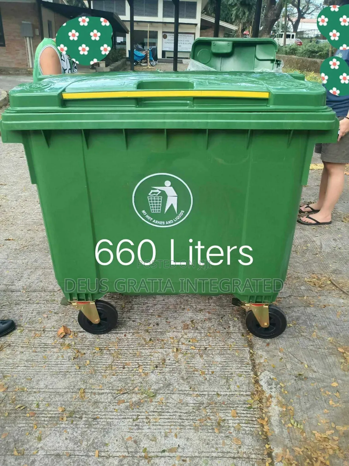 660 Litres Waste Bin For Trash