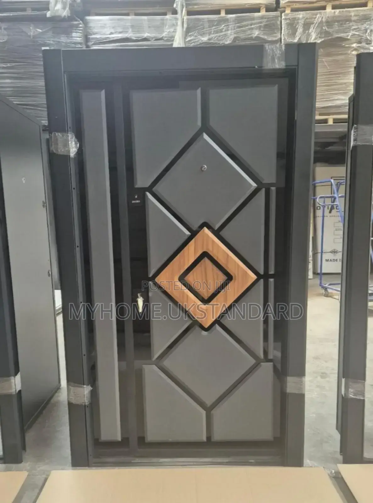 Armored Steel Door With a Distinctive Design