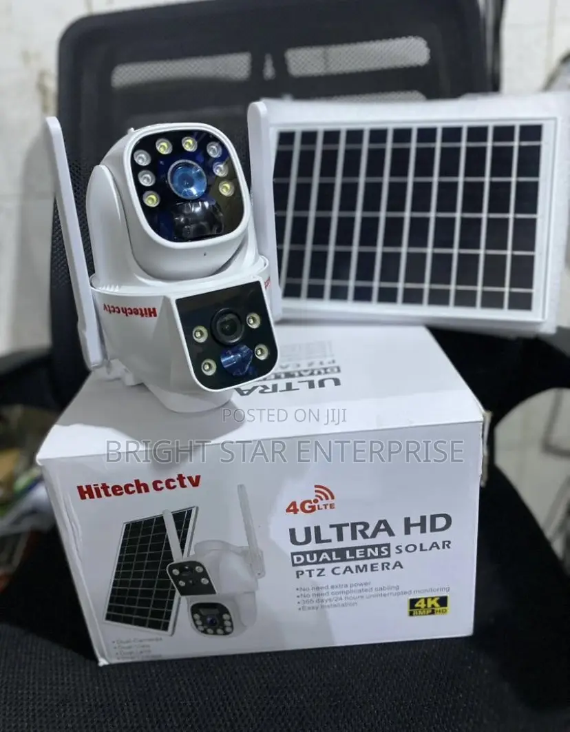 CCTV Solar Double Let Camera With Voice Record on Hd