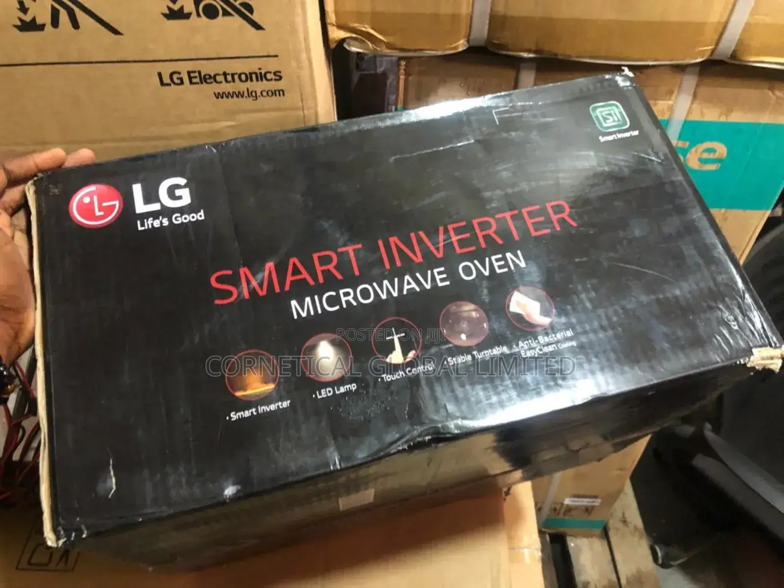Lg 25 Liters Smart Inverter Microwave Oven Ms2535gis