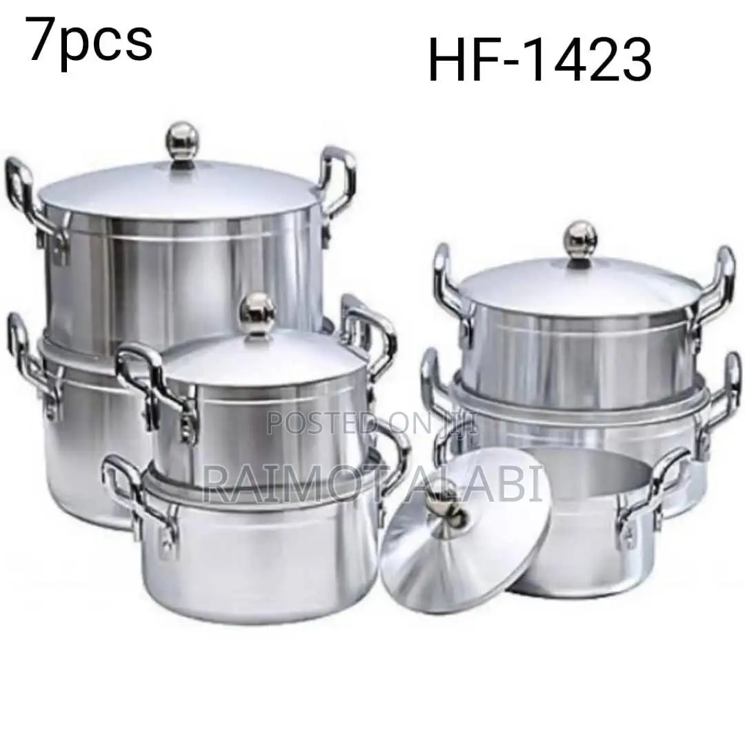 7pcs Aluminum Stock Pot
