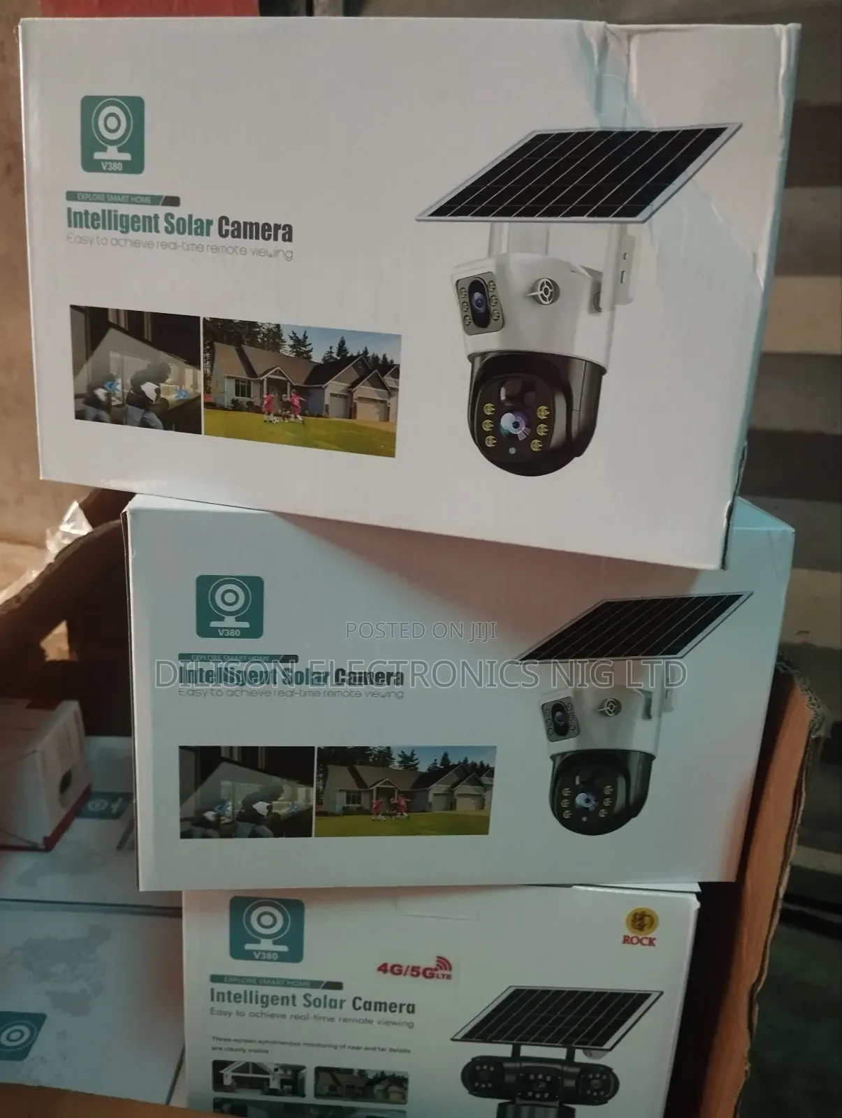 V 380 Intelligent Solar PTZ Camera Dual Lence