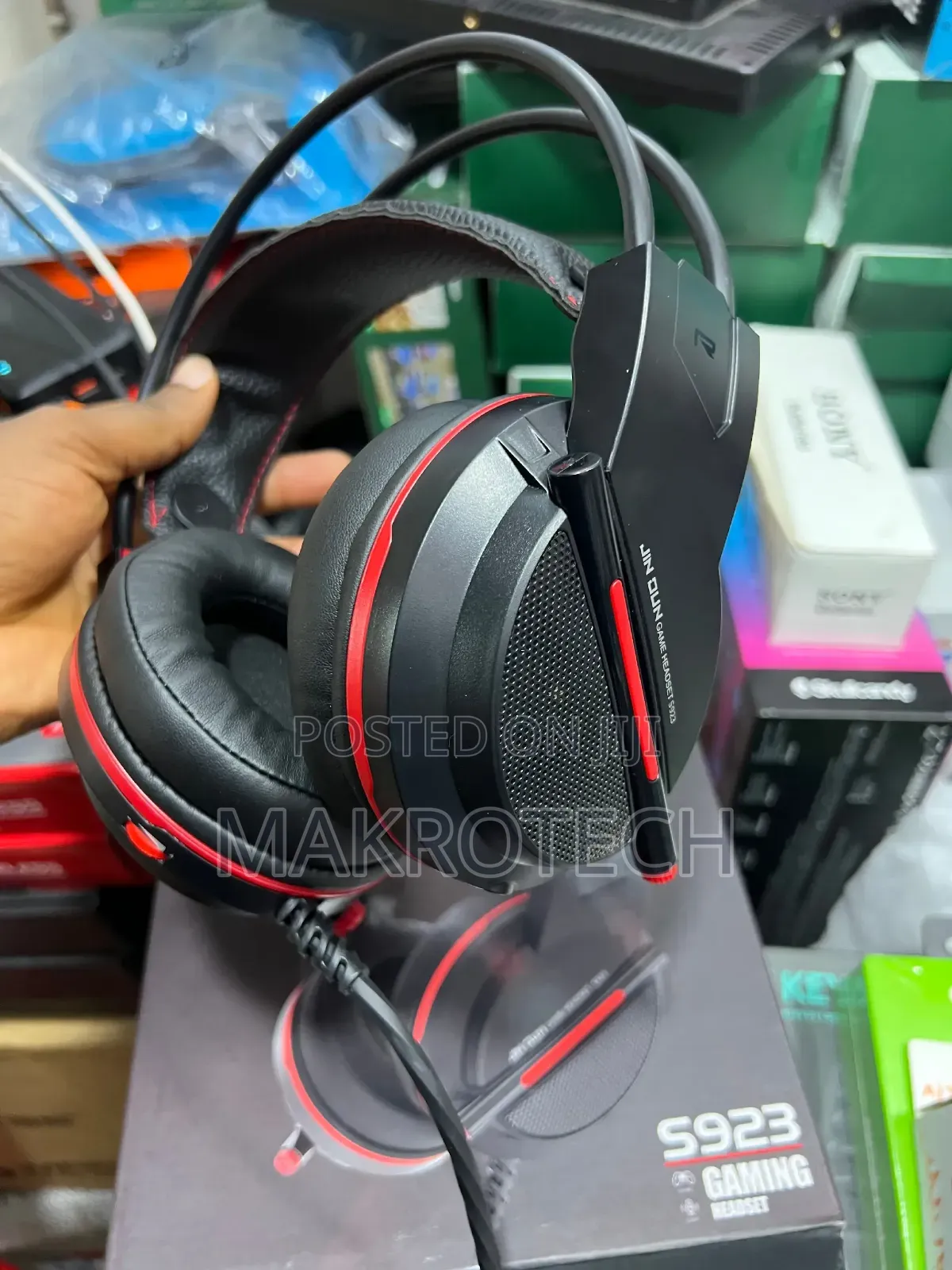 Jindun S923 Wired Usb Gaming Headphone For Pc And Play Stati