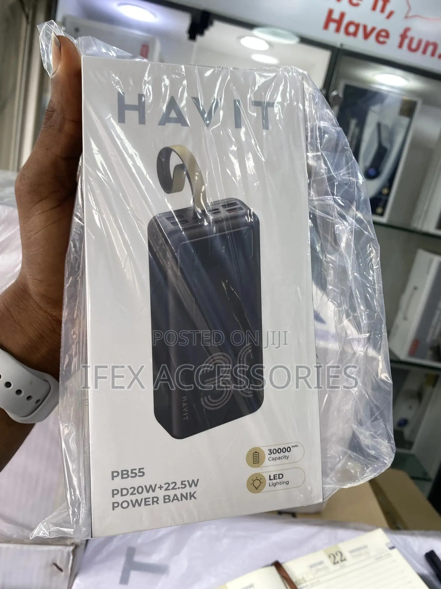Havit Smart Charge Digital Power Bank Pb55 - 30000mah
