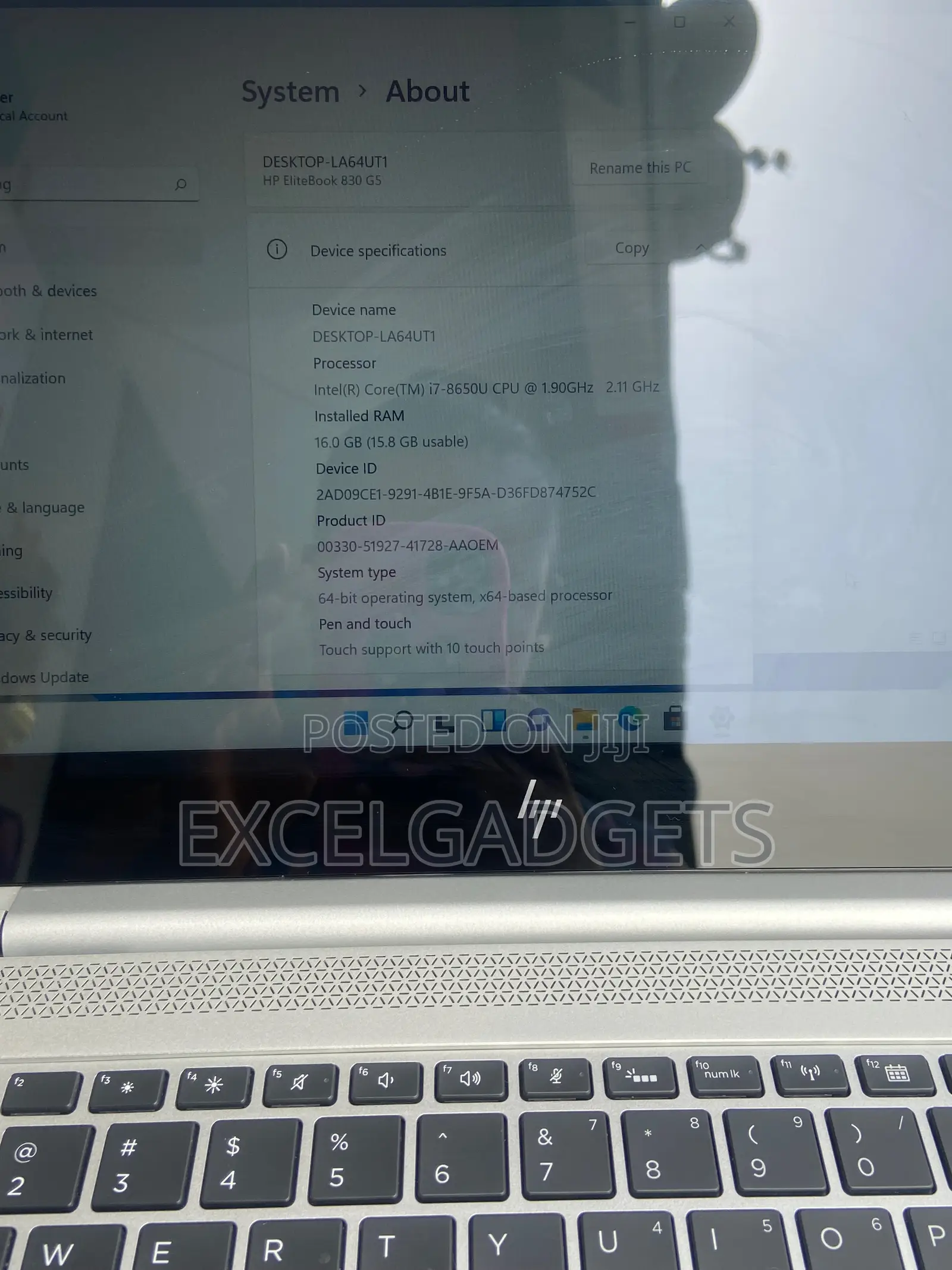 Laptop HP EliteBook 840 G6 16GB Intel Core I7 SSD 256GB