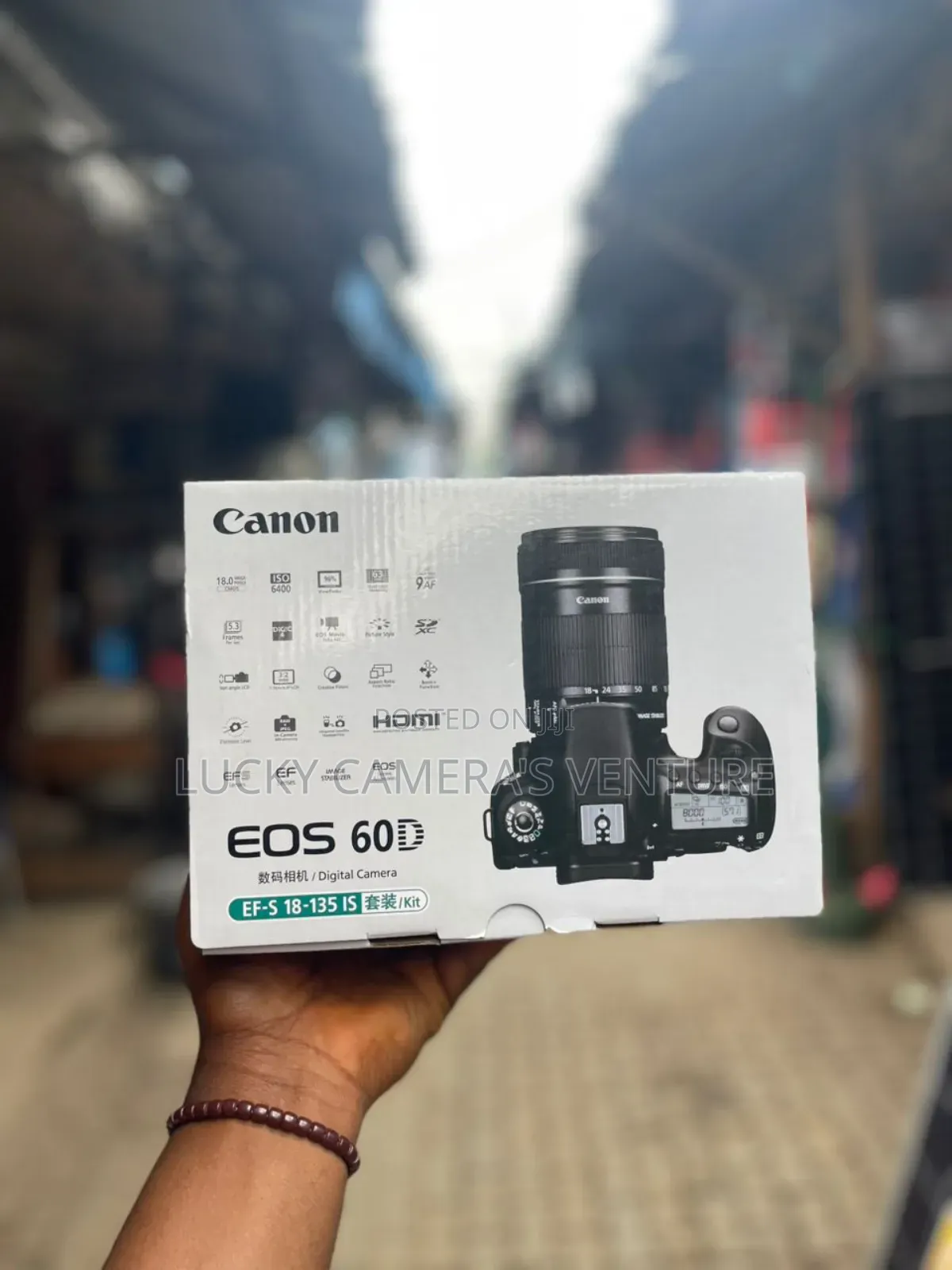 Canon 60d With 18 -135mm Lens
