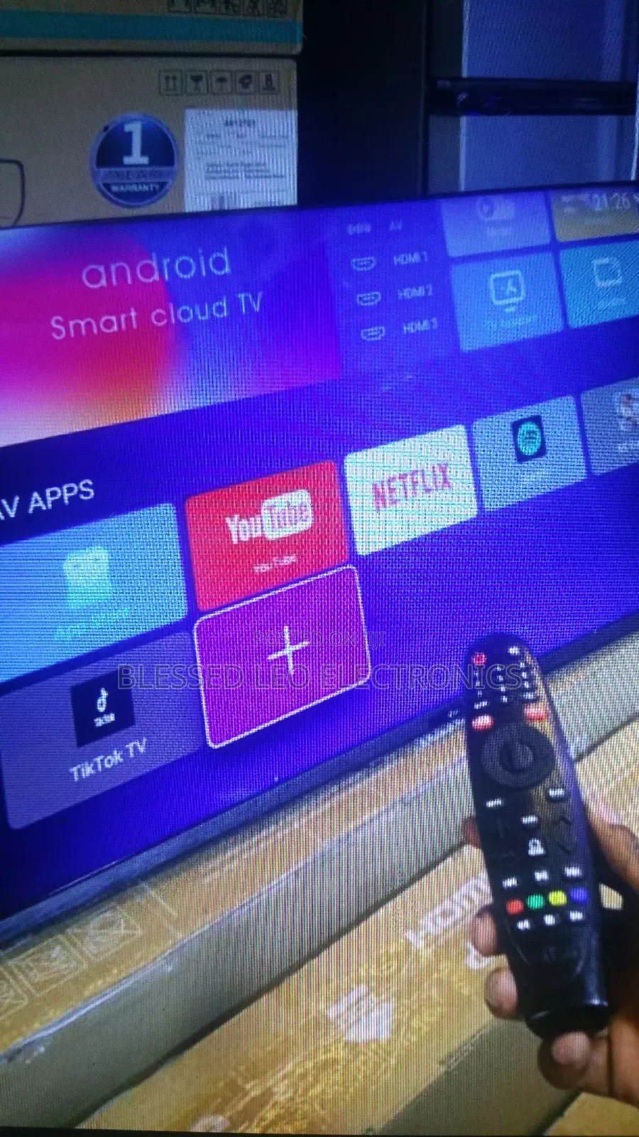 50 Inches With Unique and Sharp Building Showcase Tv