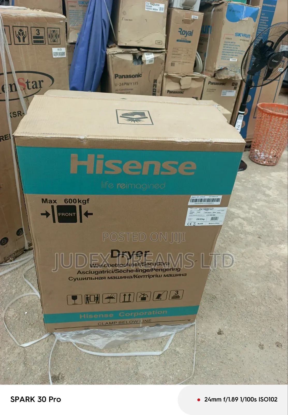 High Quality Hisense 8kg Dryer