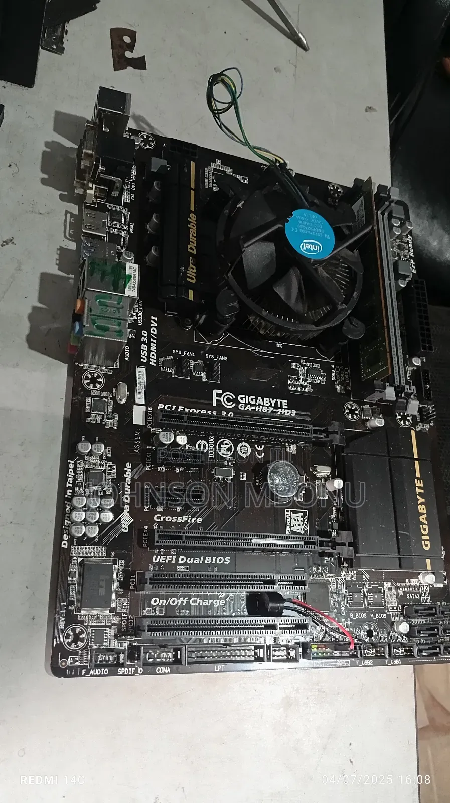 Gigabyte Ga-H87-Hd3 Core I7 Generation Motherboard Full Atx