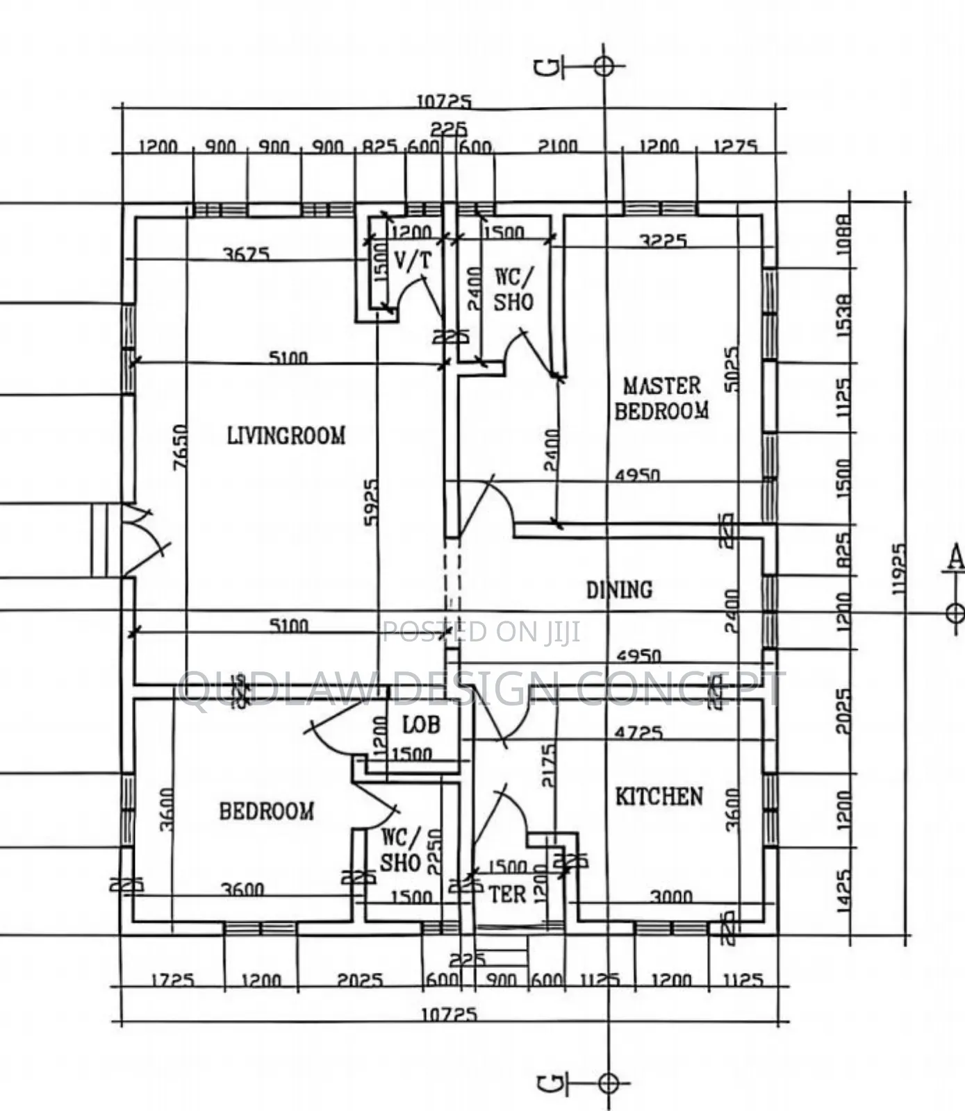 Architectural Schematic Drawing
