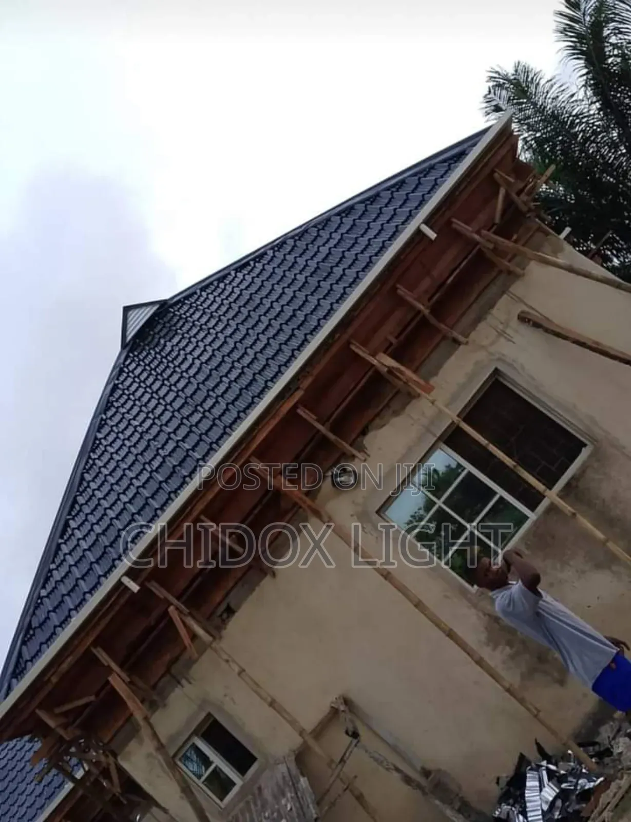 Step Tiles Roofing Design Black Quality Oven Baked