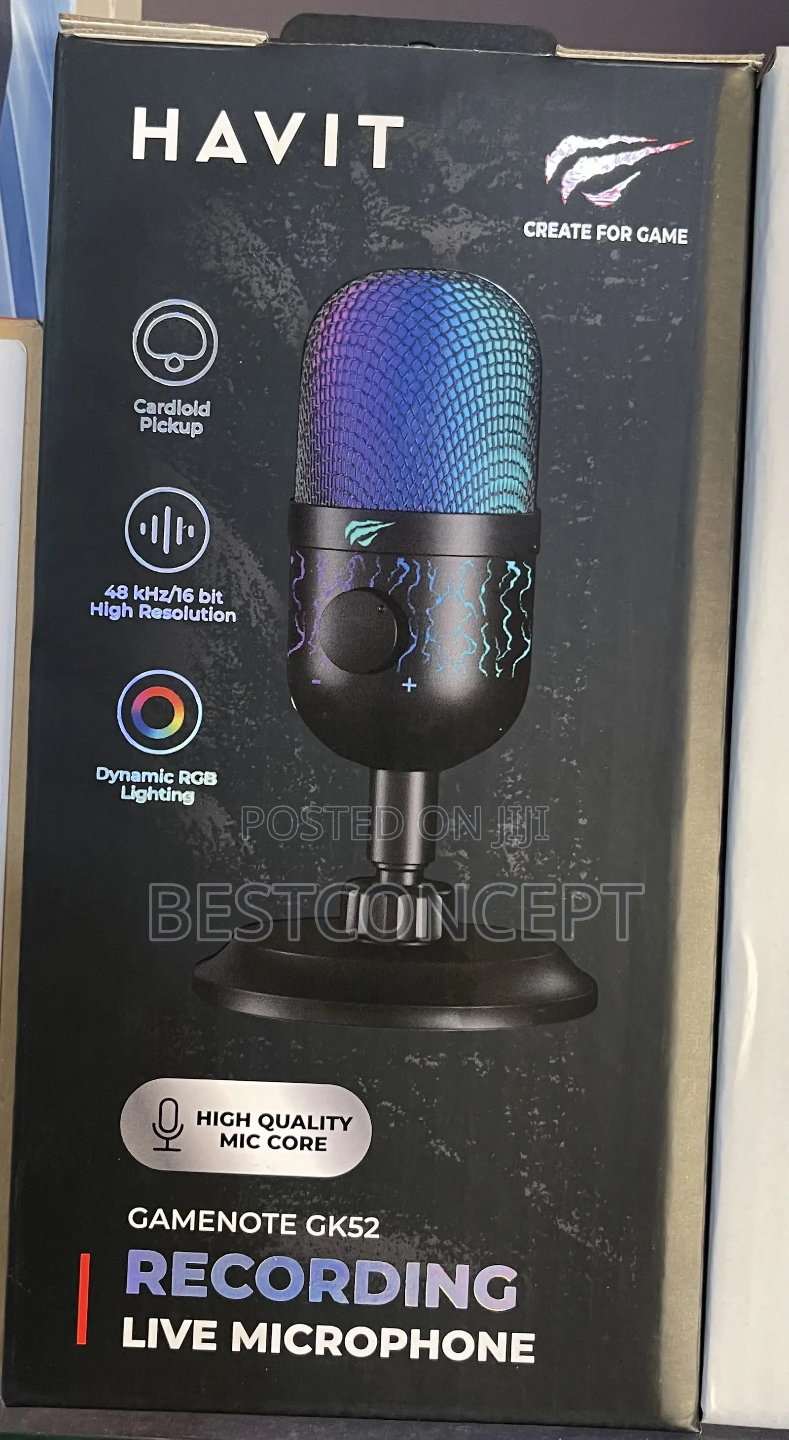 Havit Gk52 RGB Professional Live Microphone