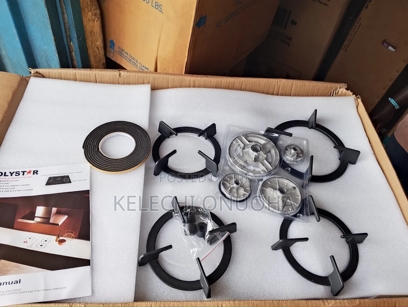 Polyster 5 Burner Build in With Inverter Electric Burner