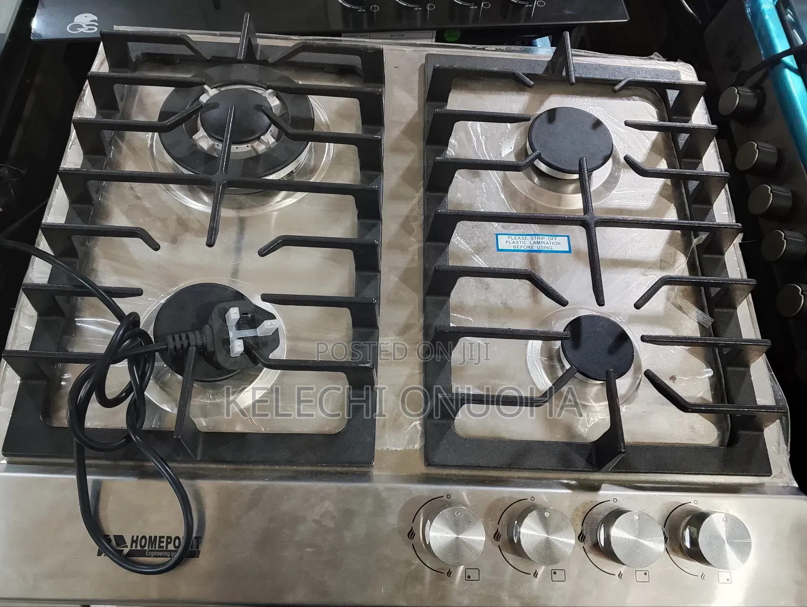 4 Burner Gas Cooker Build In