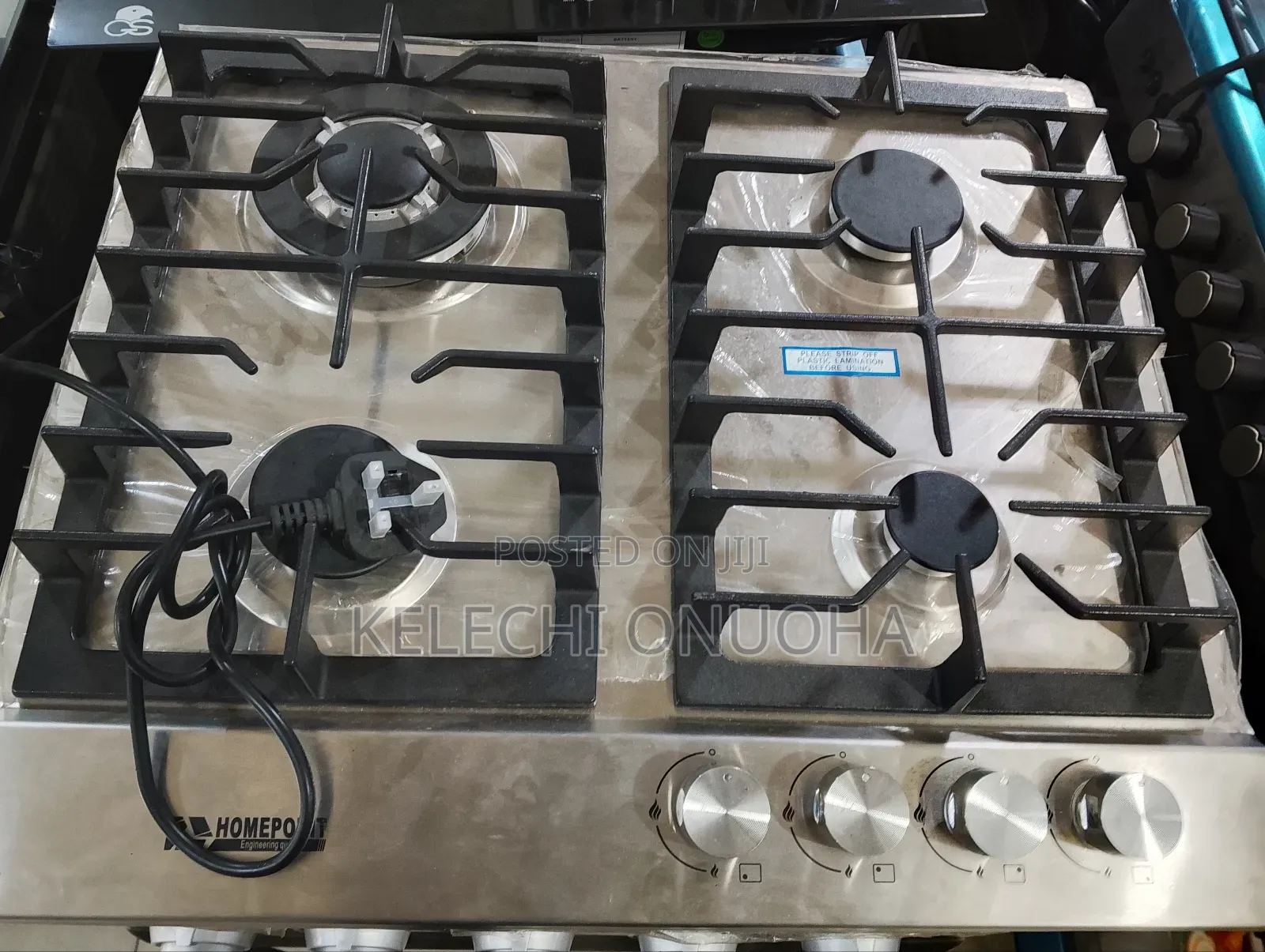 4 Burner Gas Cooker Build In
