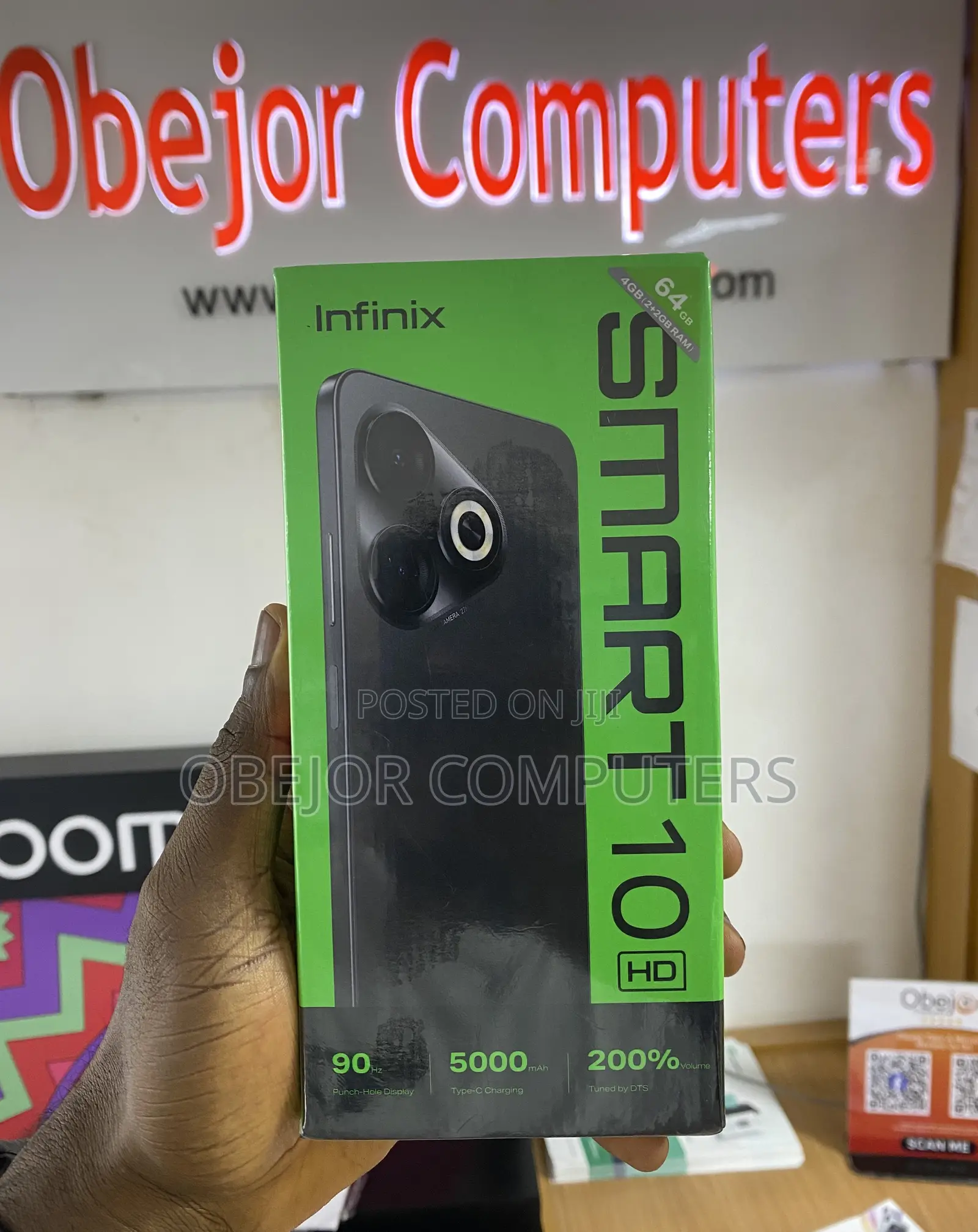 New Infinix Smart 10 64 GB Black