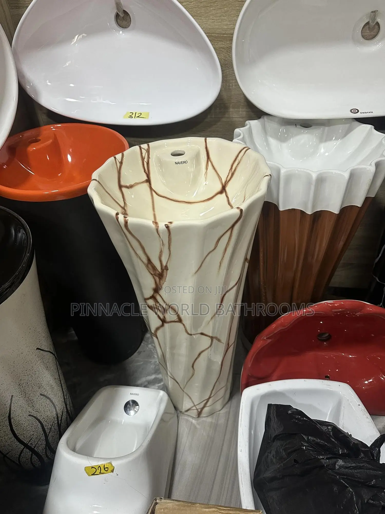England Marble Design Standing Washing Hands Basin 003