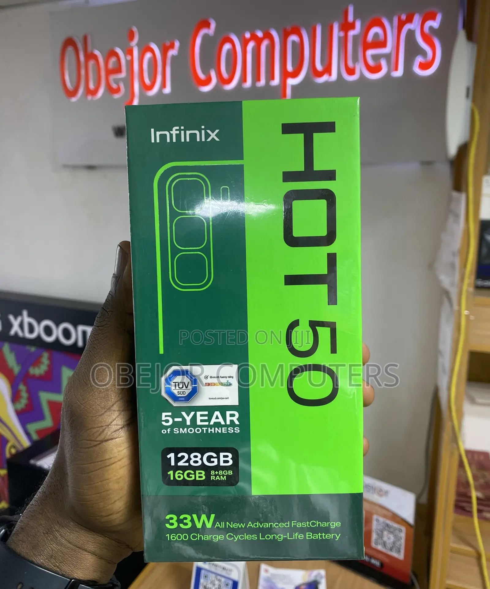 New Infinix Hot 50 128 GB Black