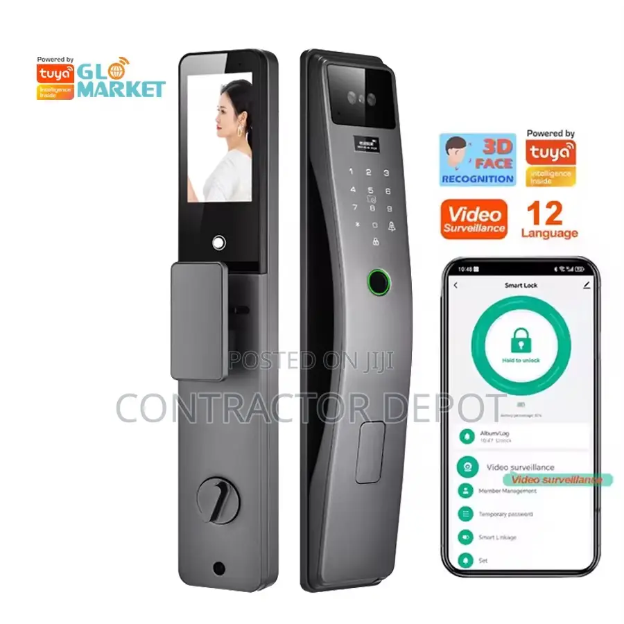 Automatic Tuya Wifi Smart Lock With Proactive Surveillance