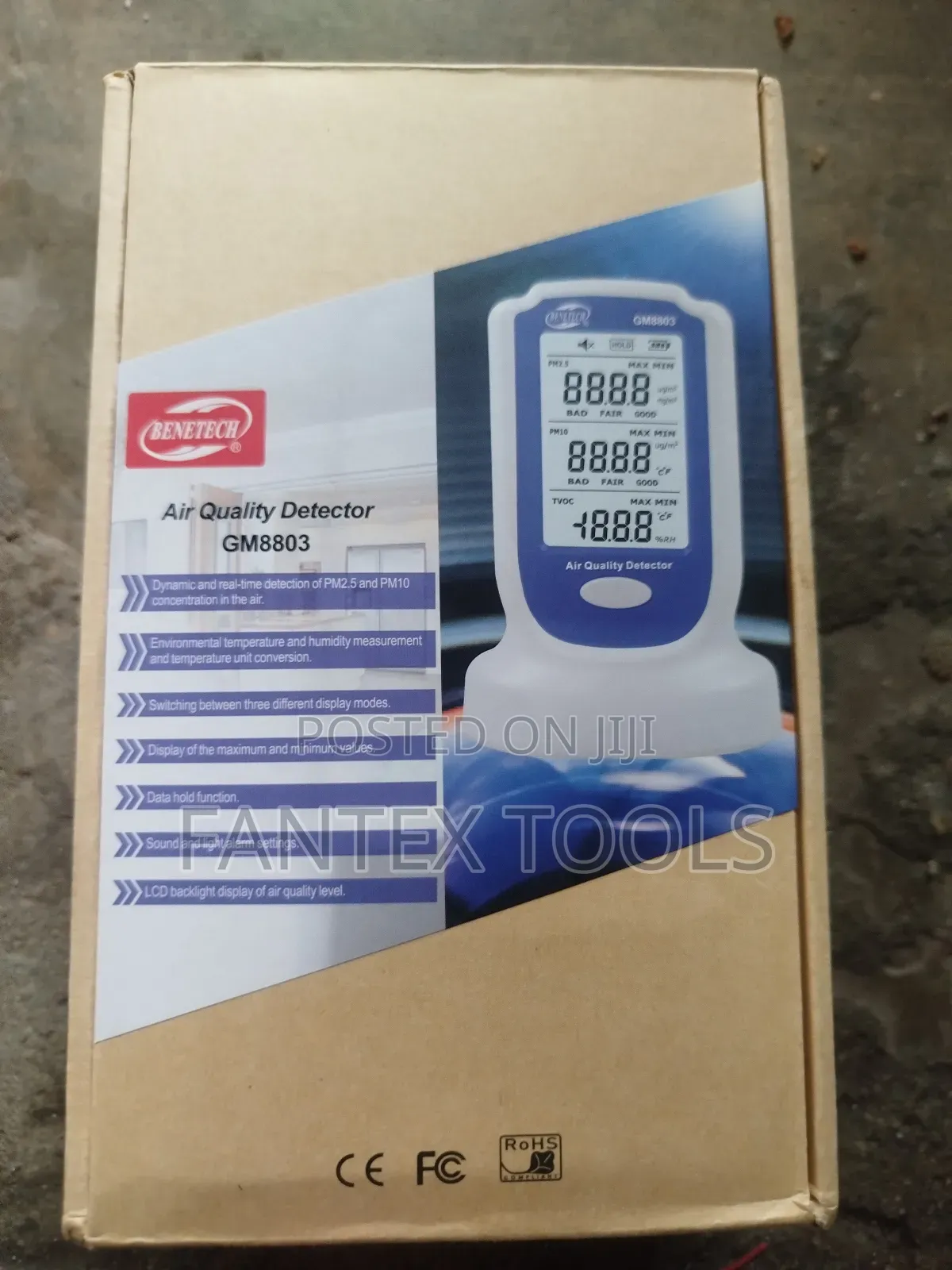 Air Quality Meter.