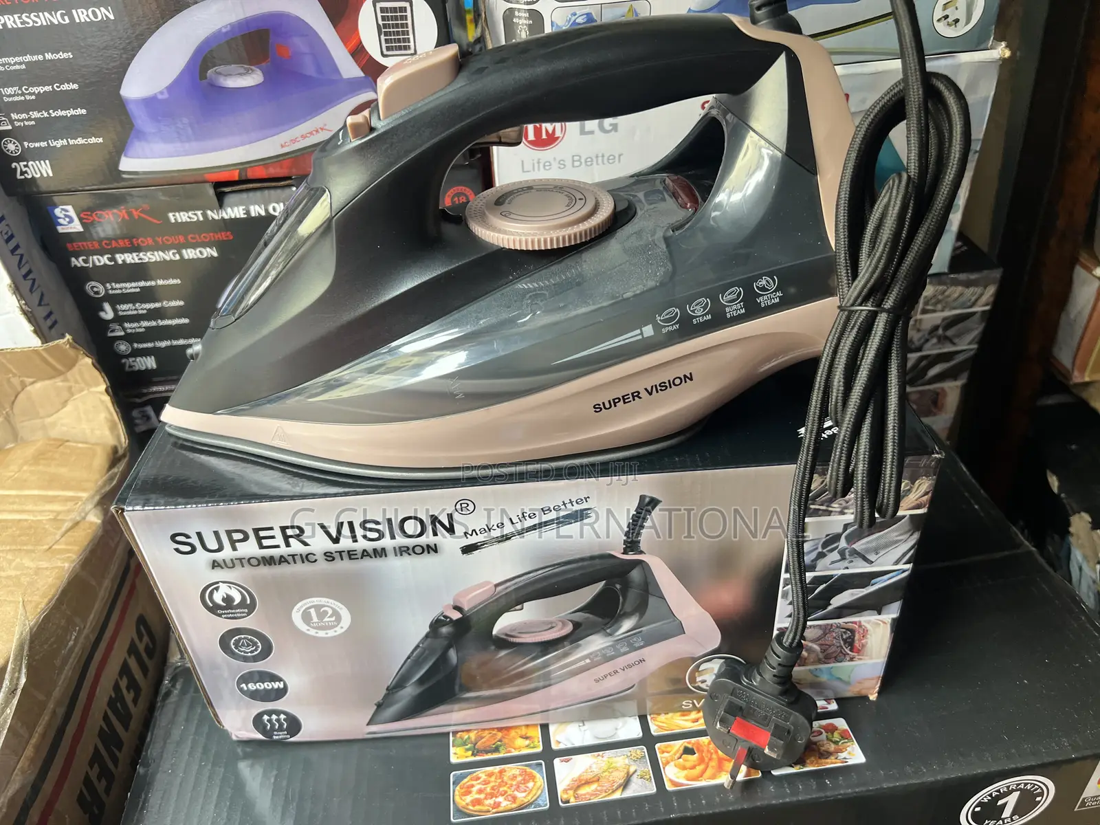 Super Vision Make Life Better Automatic Steam Iron