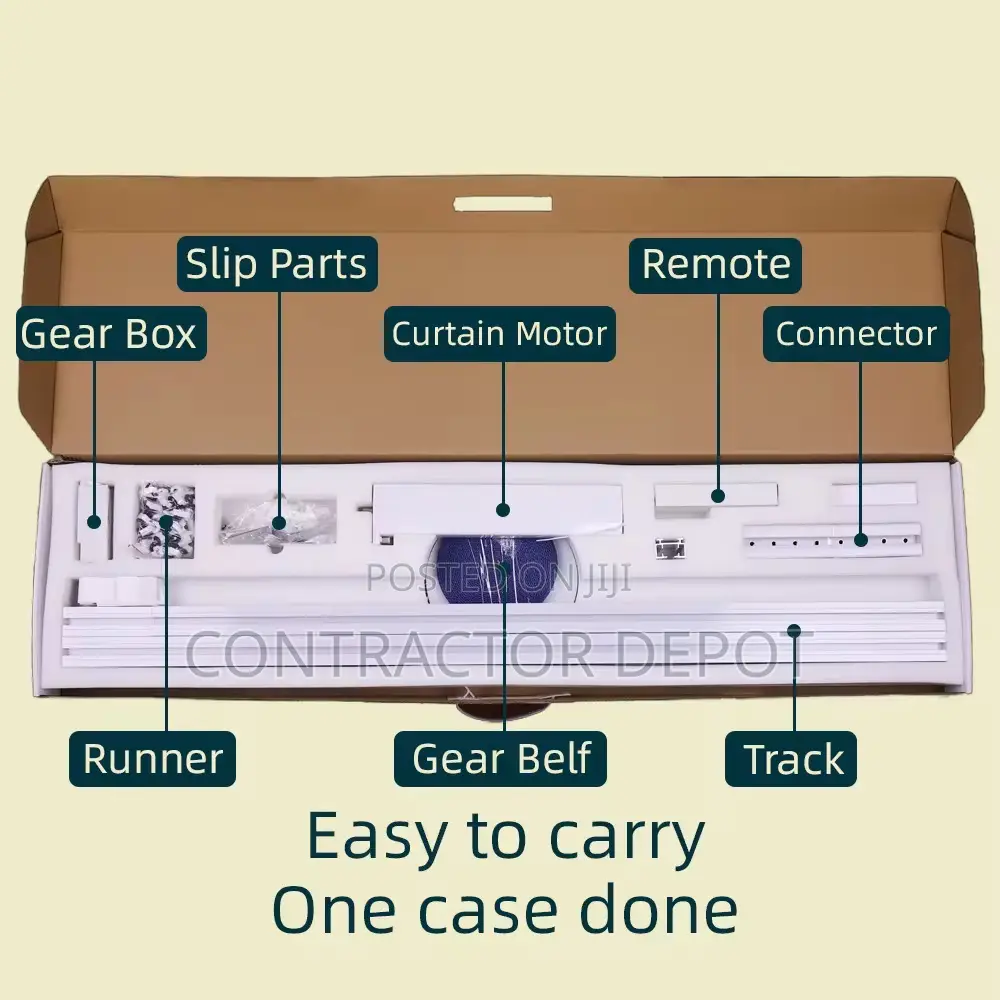 Smart Curtain Track Complete Set With Remote Control 3.2m