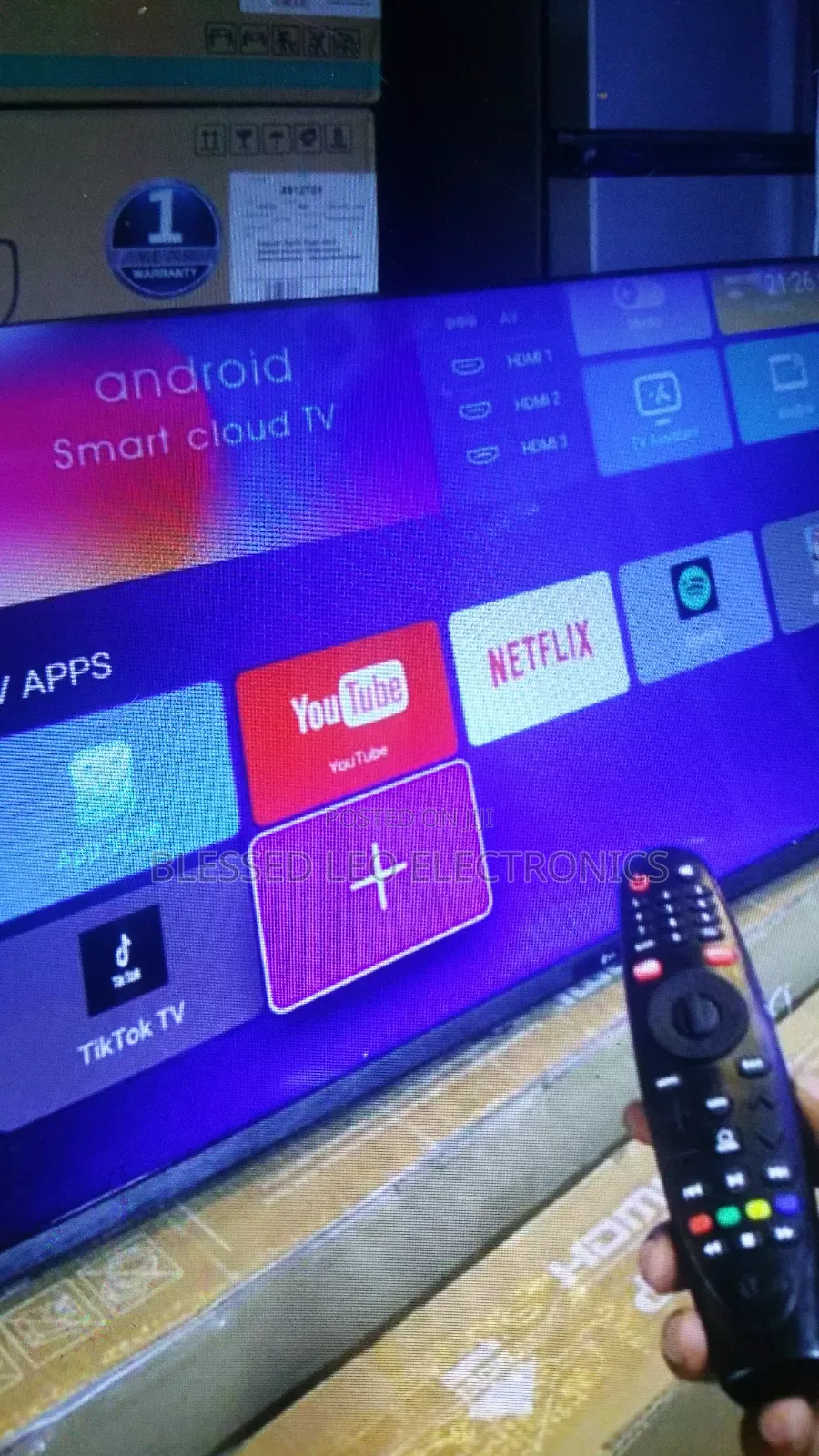 50 Inches Lg With Inbuilt Bluetooth Netflix Wifi Facebook Tv