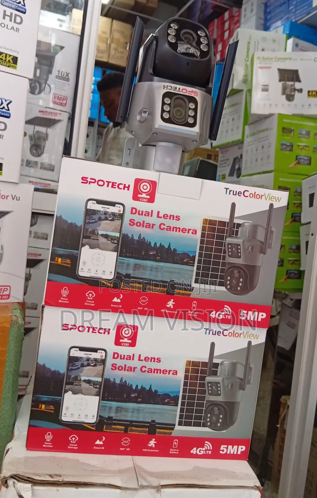 Security Solar Smart Camera V380